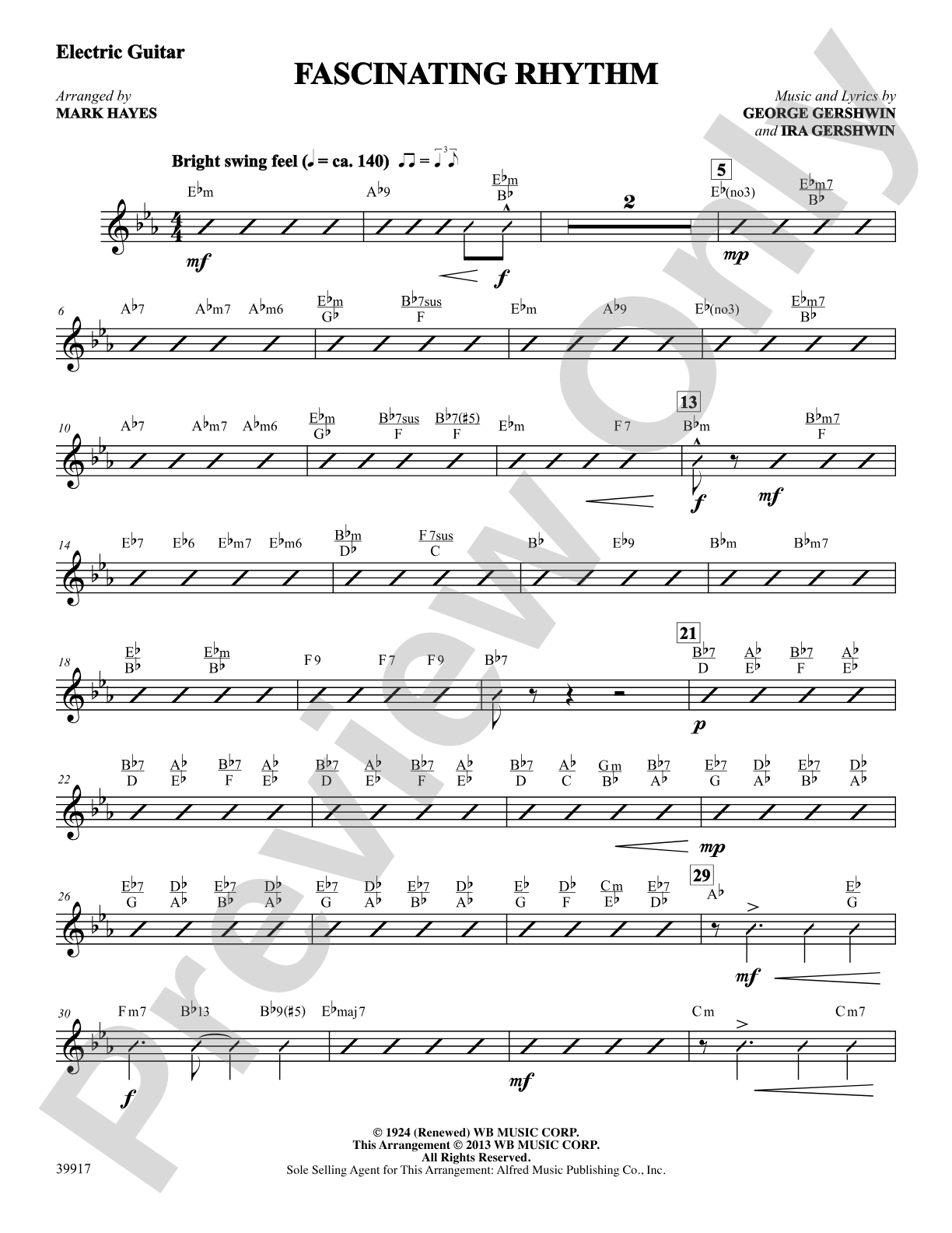 Fascinating Rhythm: Guitar: Choral SoundPax