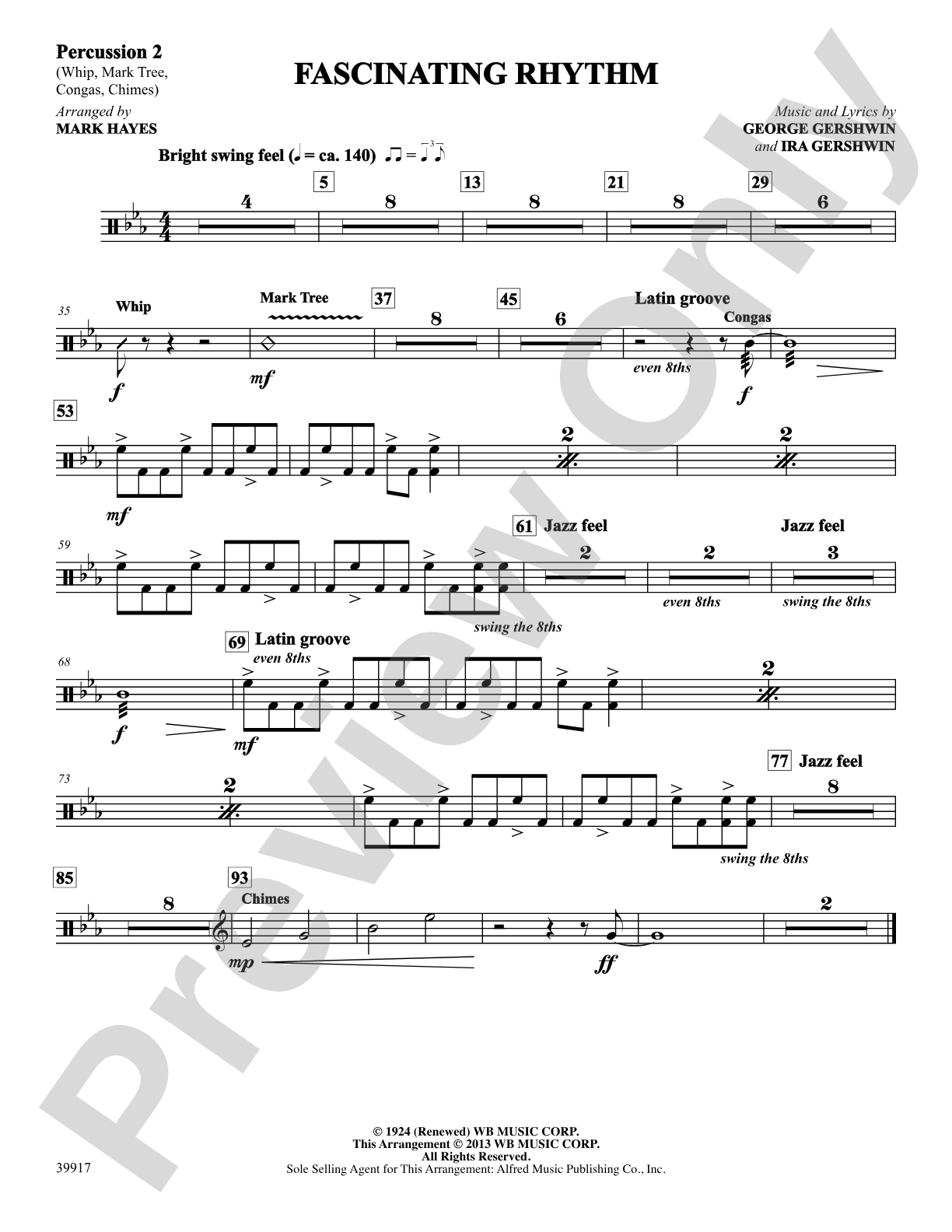 Fascinating Rhythm: 2nd Percussion: Choral SoundPax