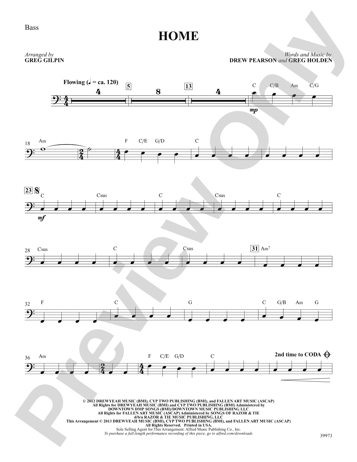 Home: String Bass: Choral SoundPax