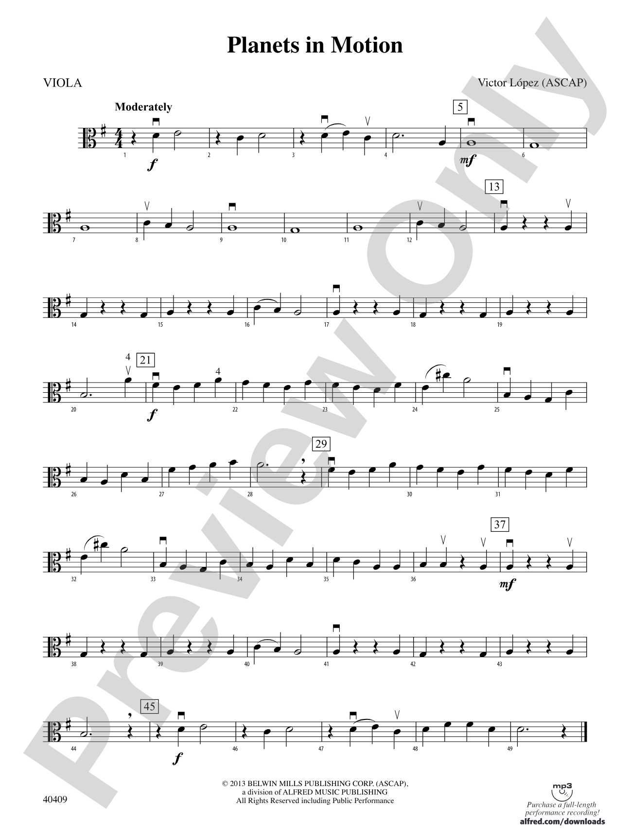 Planets in Motion: Viola