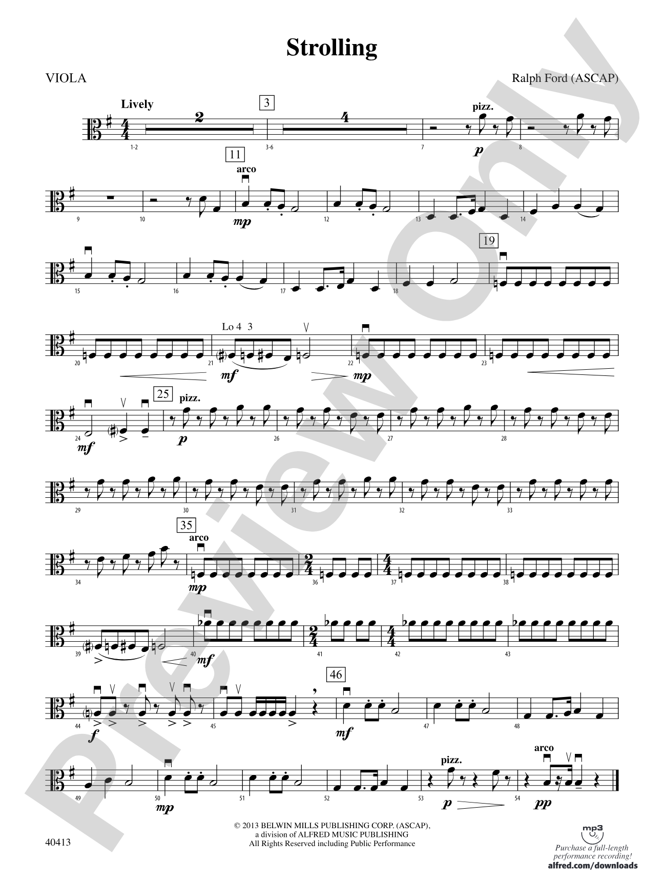 Strolling: Viola