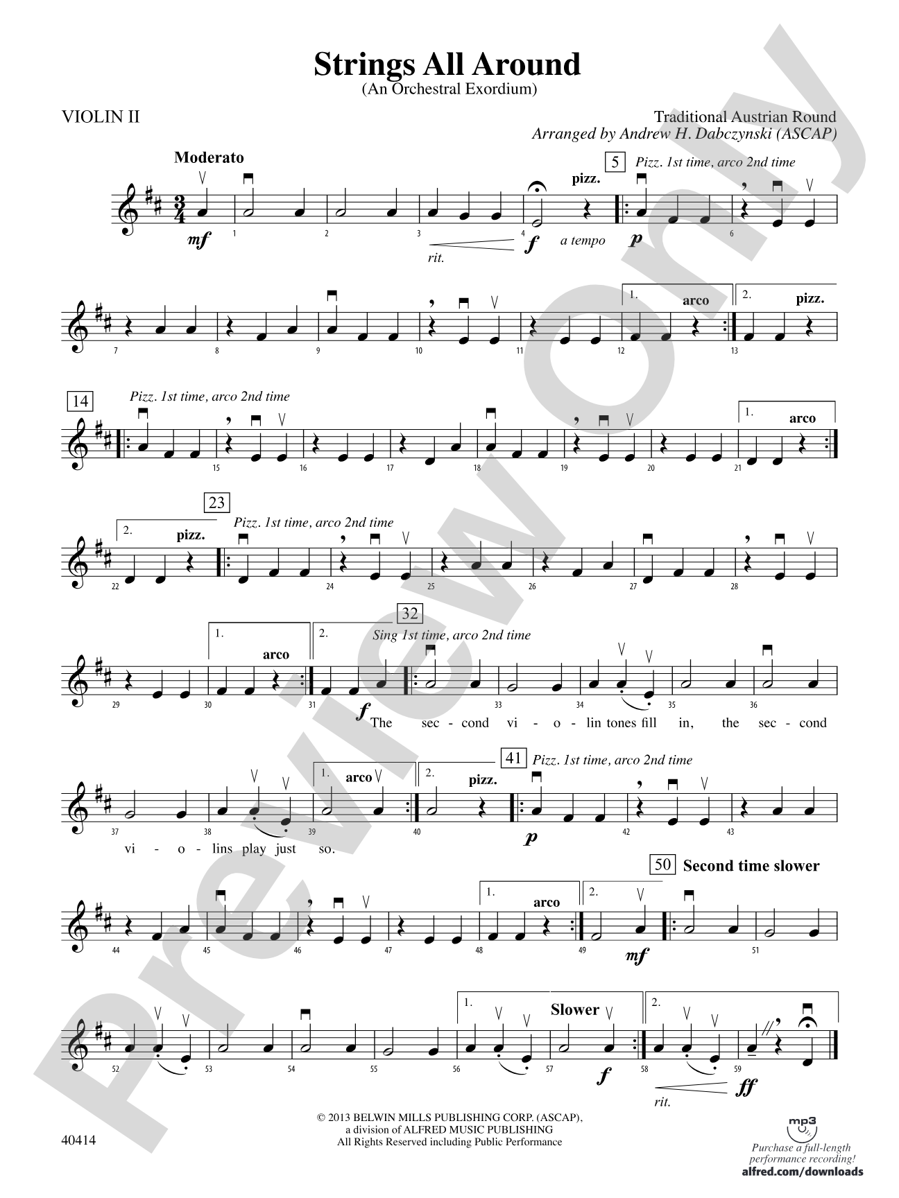 Strings All Around: 2nd Violin