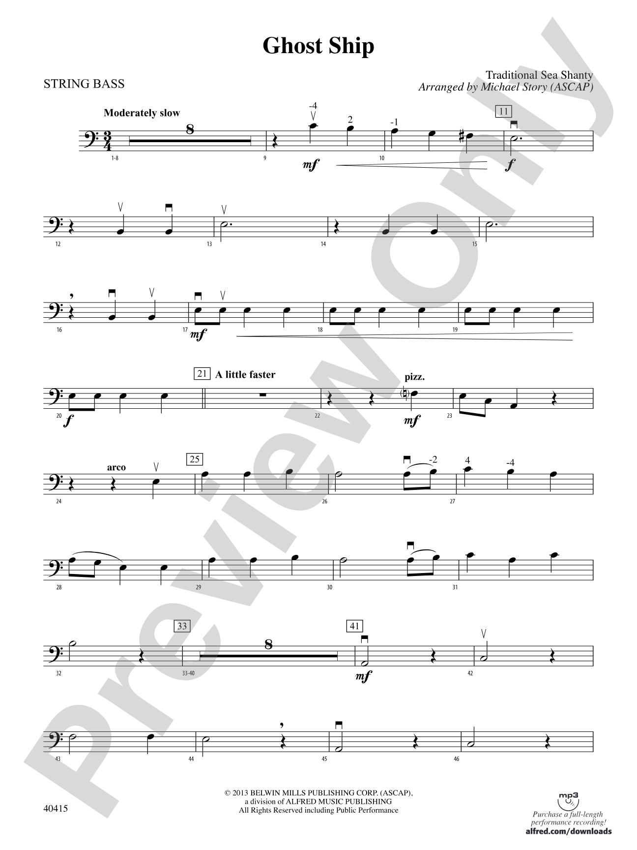Ghost Ship: String Bass