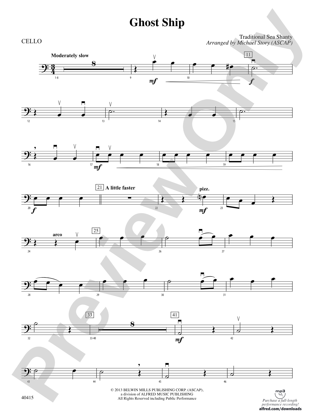 Ghost Ship: Cello
