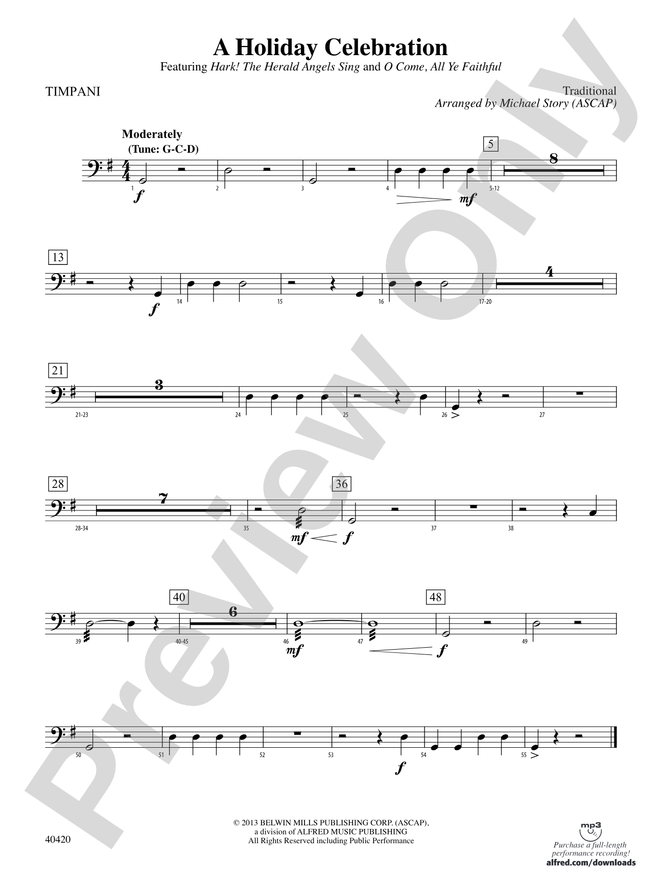 A Holiday Celebration: Timpani