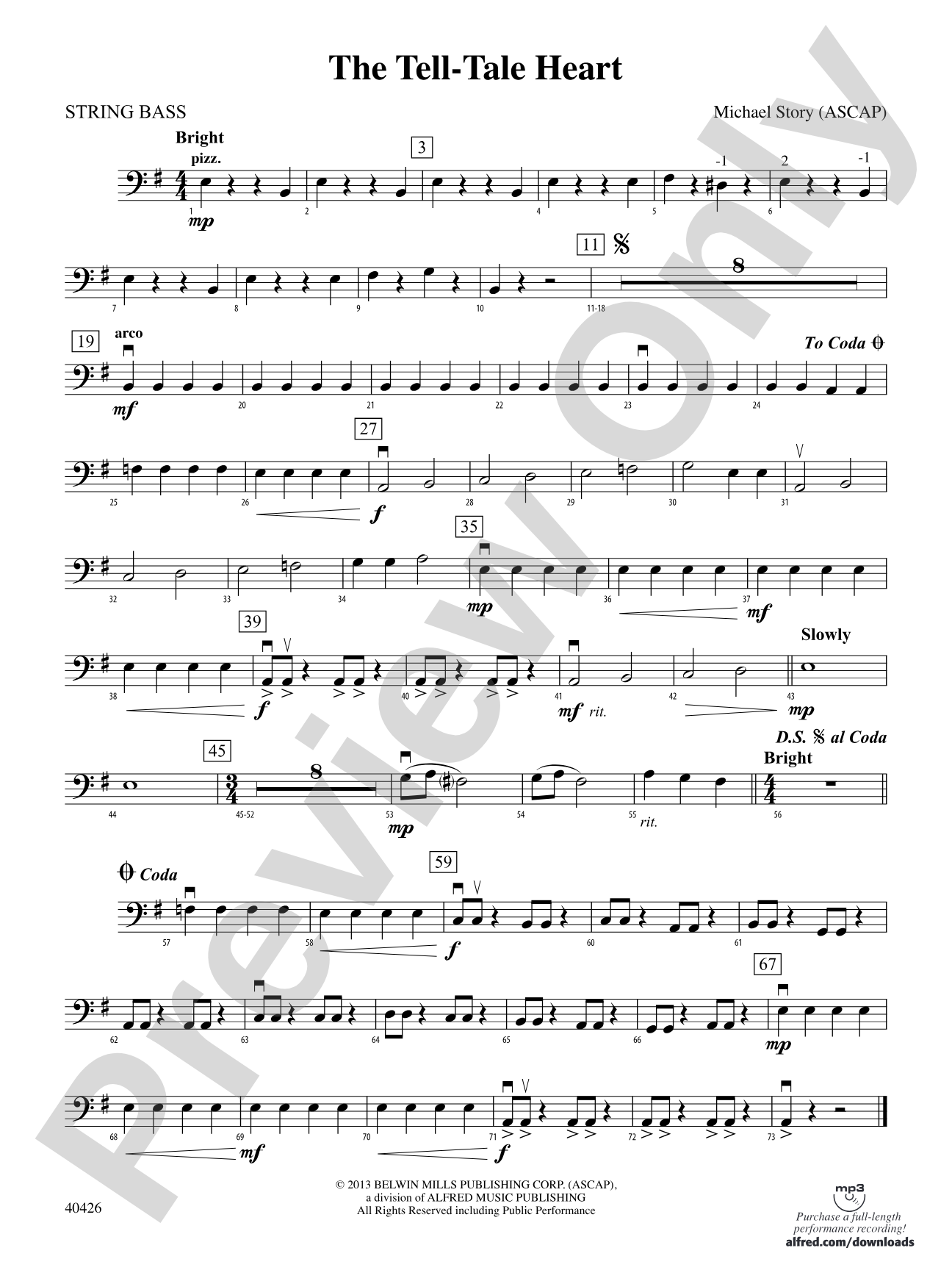 The Tell-Tale Heart: String Bass
