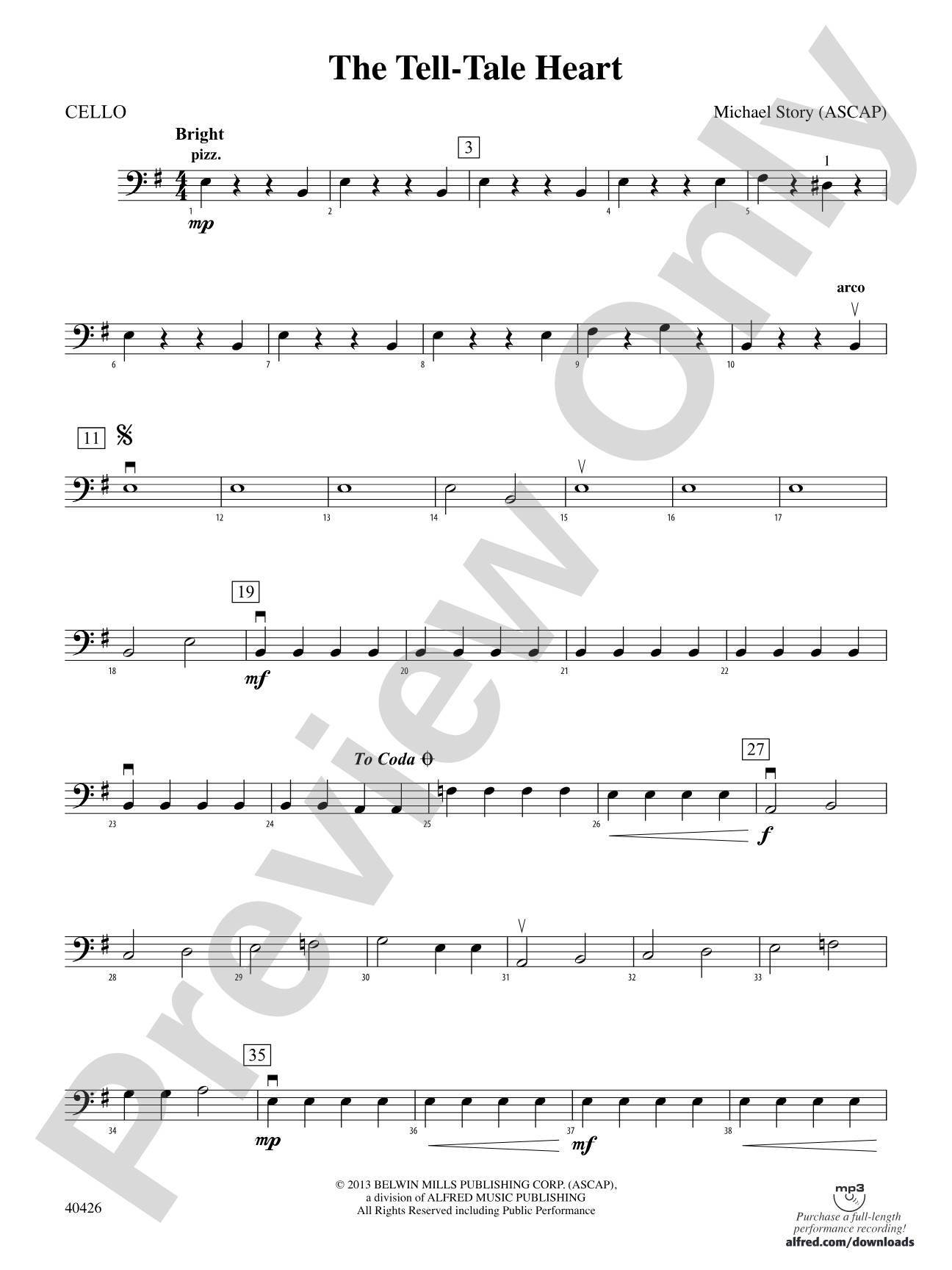 The Tell-Tale Heart: Cello
