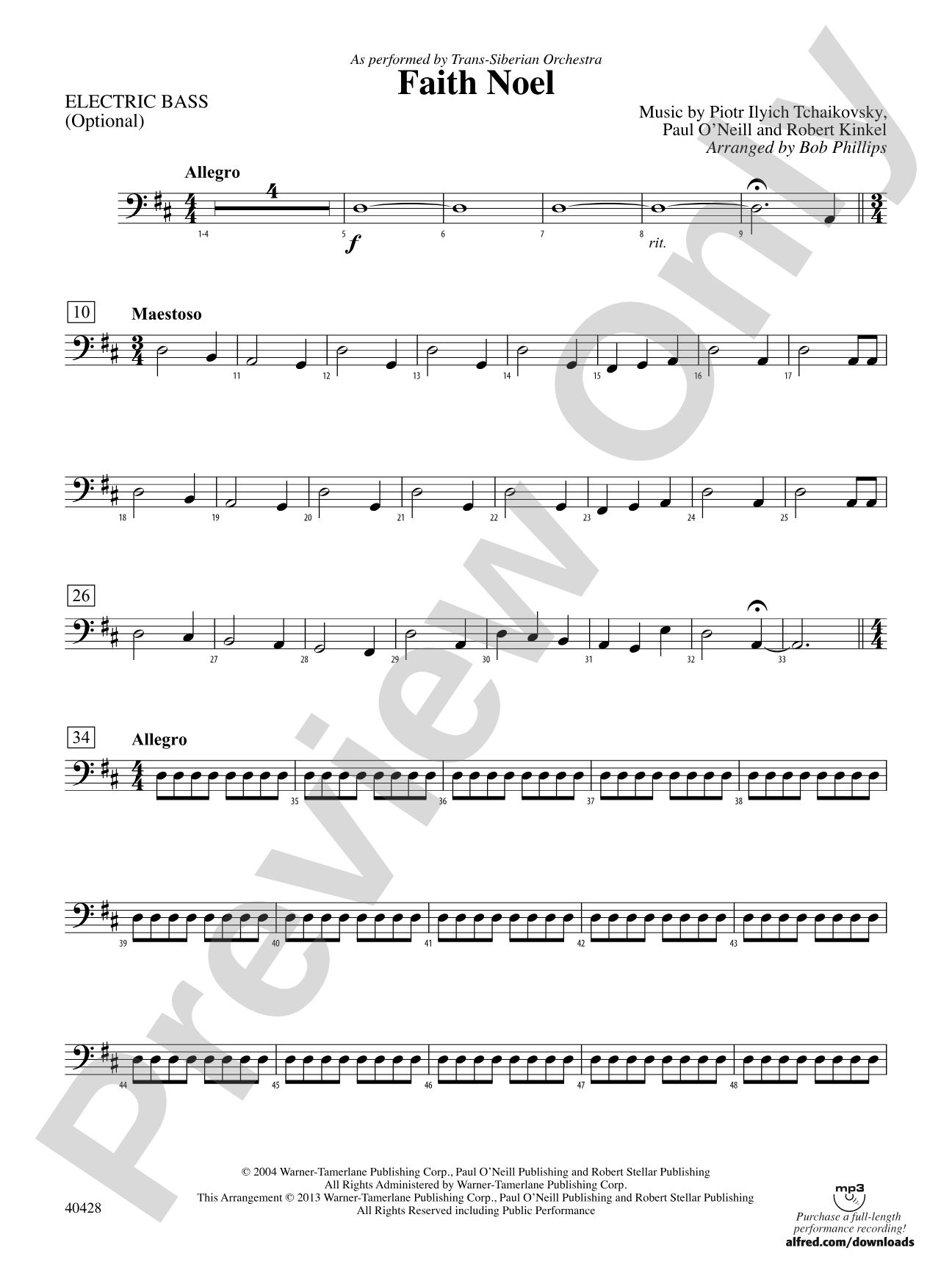 Faith Noel: Electric Bass
