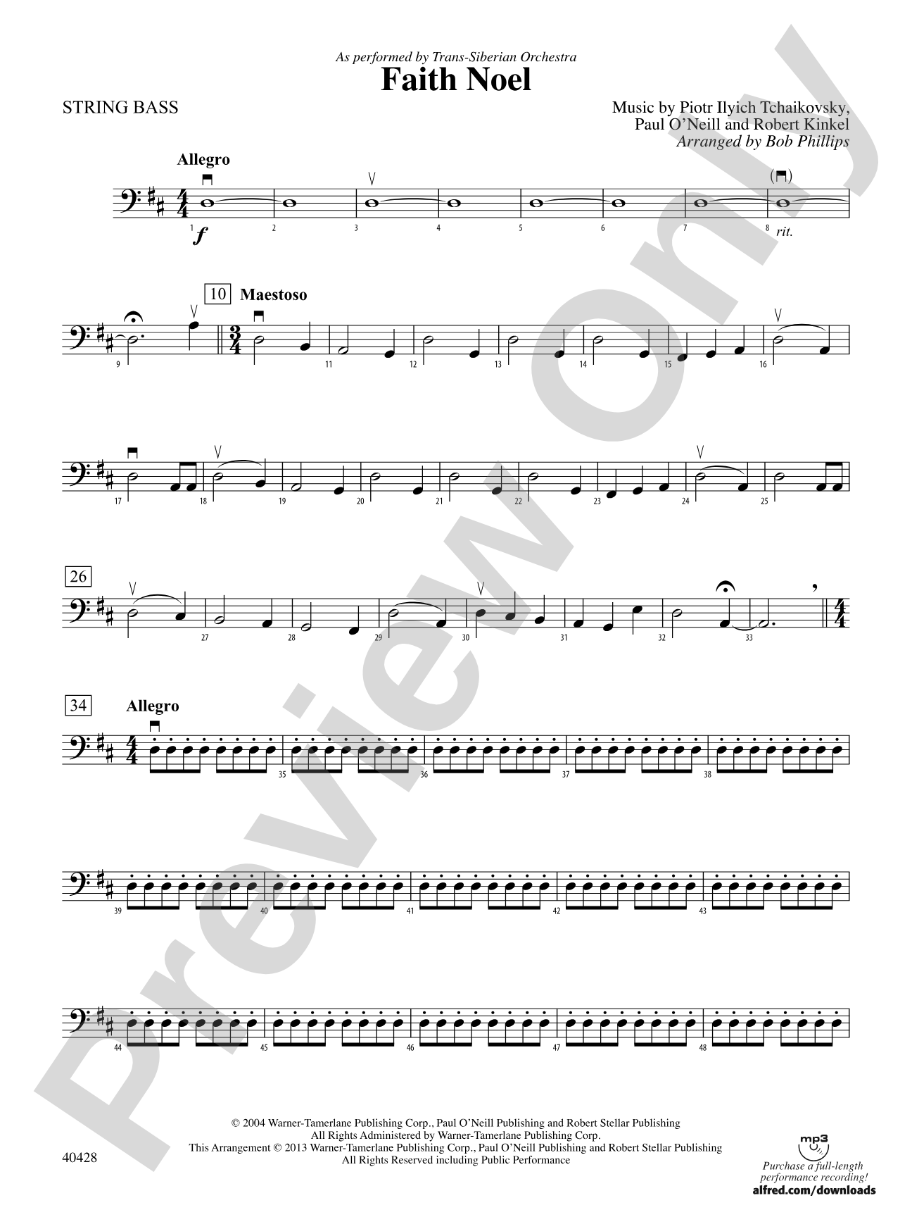 Faith Noel: String Bass