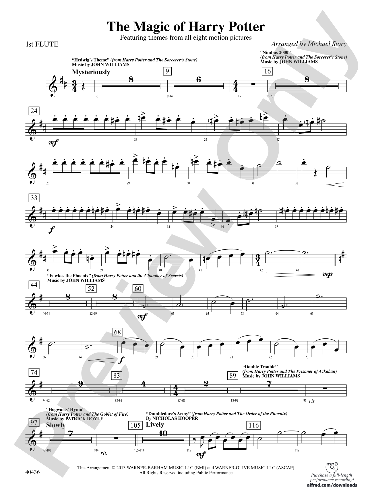 The Magic of Harry Potter: Flute