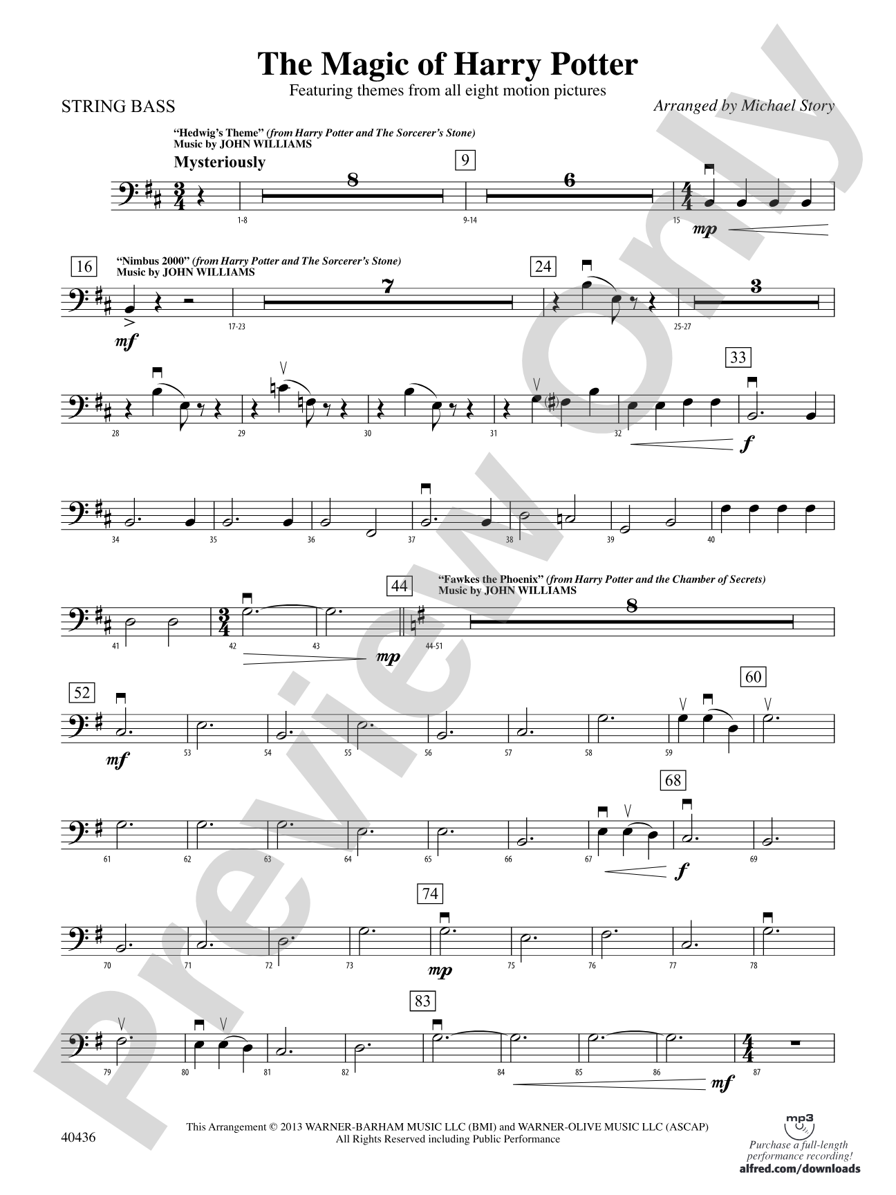 The Magic of Harry Potter: String Bass