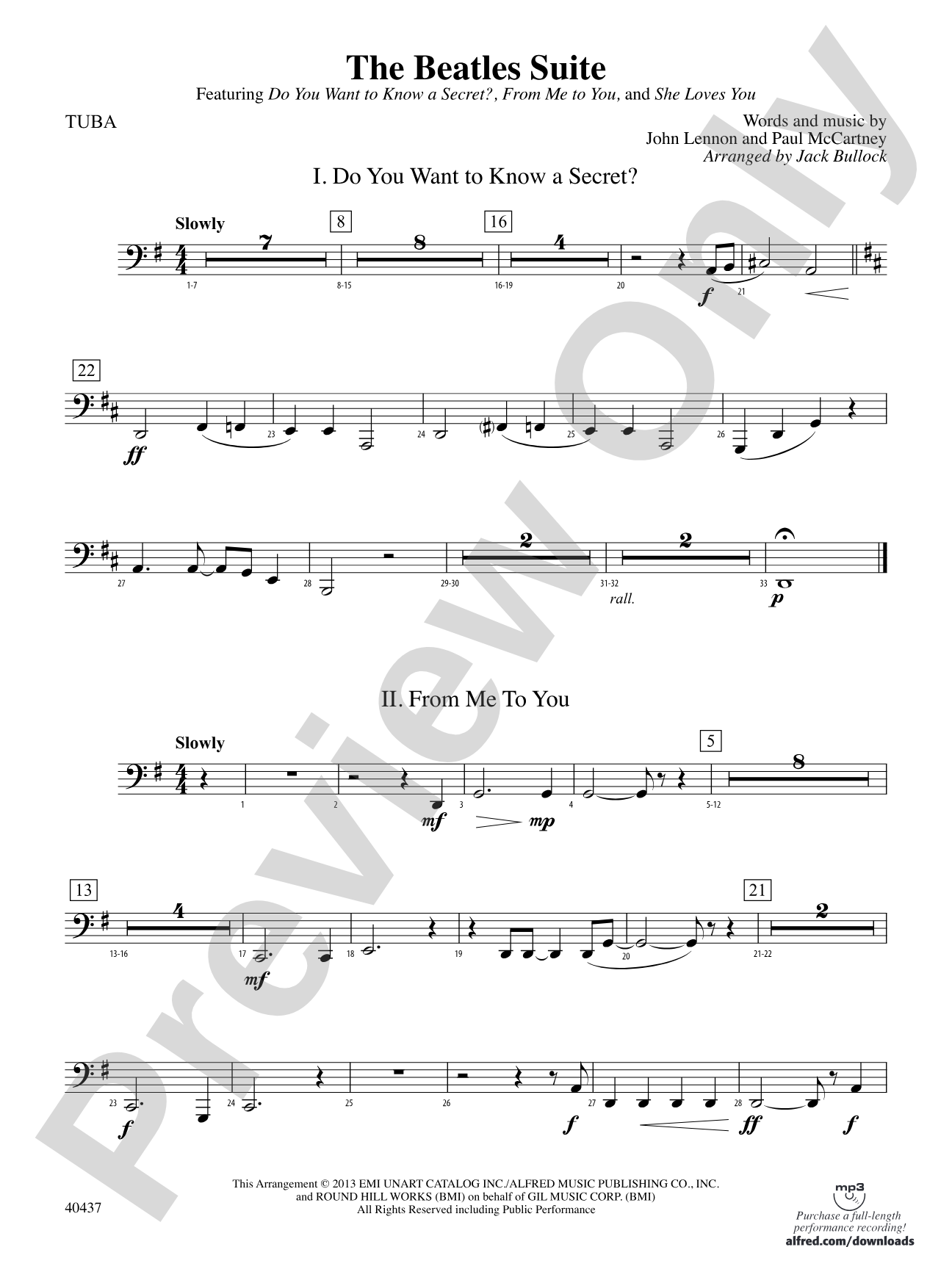 The Beatles Suite: Tuba
