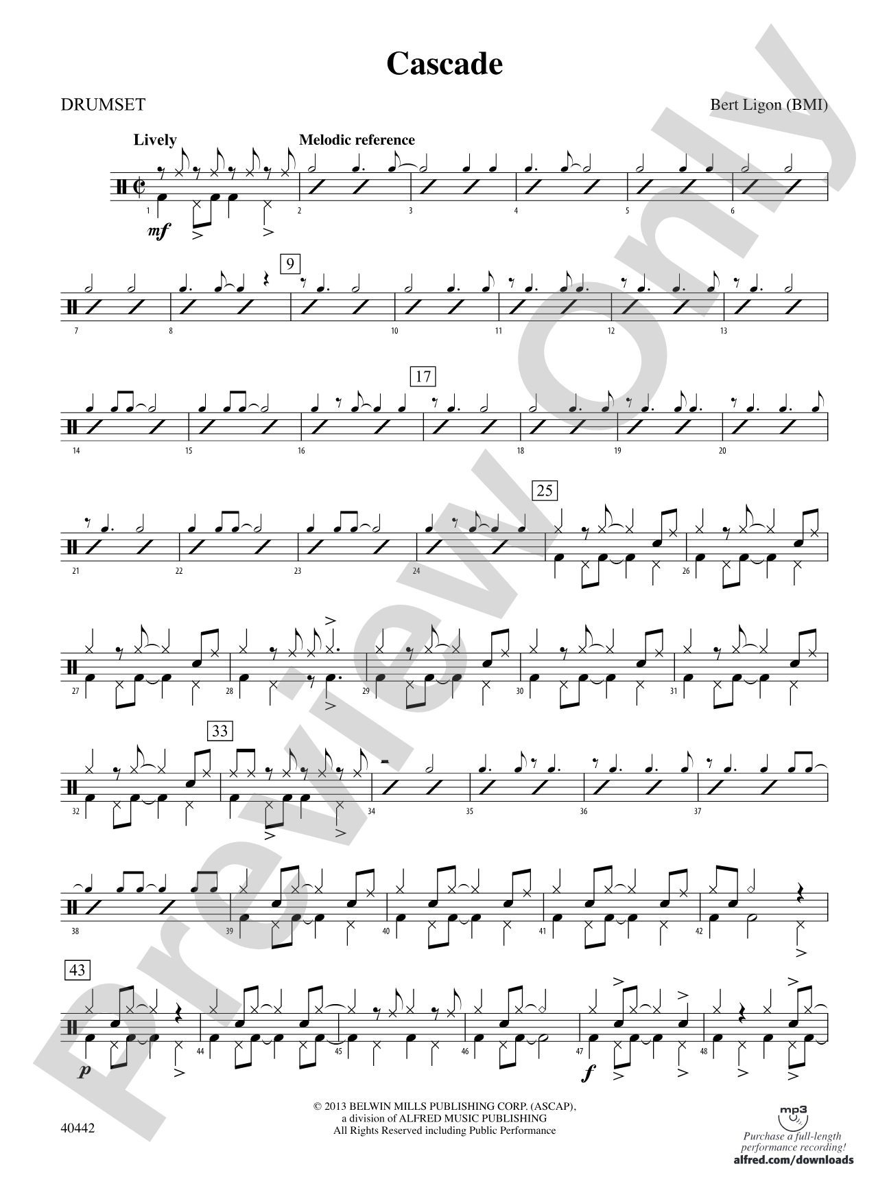 Cascade: Drums