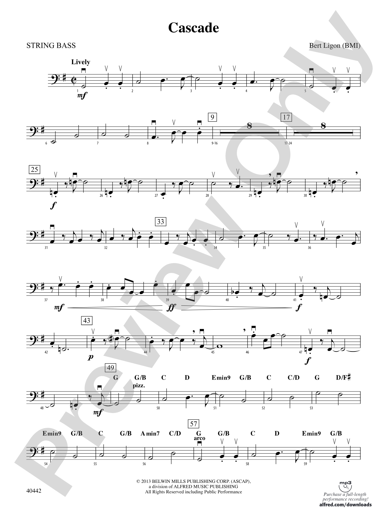 Cascade: String Bass