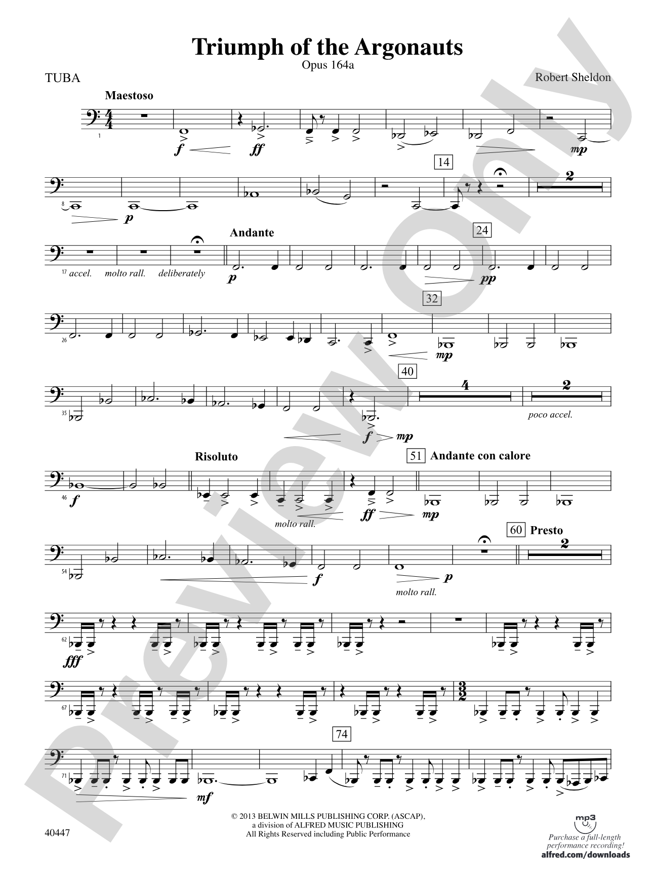 Triumph of the Argonauts: Tuba