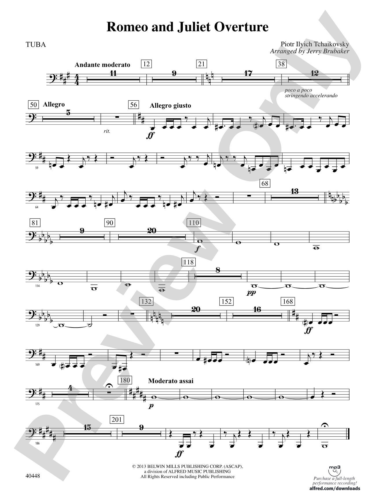 Romeo and Juliet Overture: Tuba