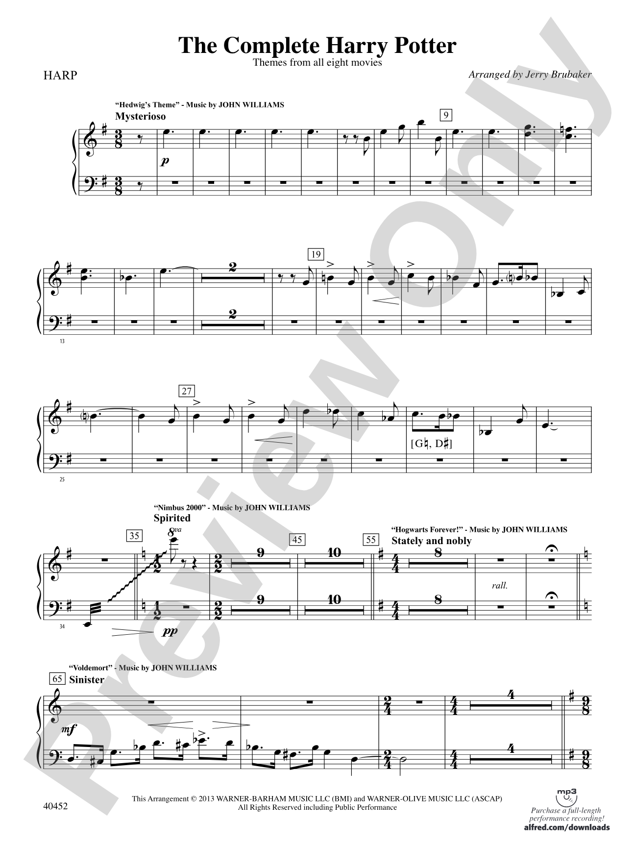 The Complete Harry Potter: Harp