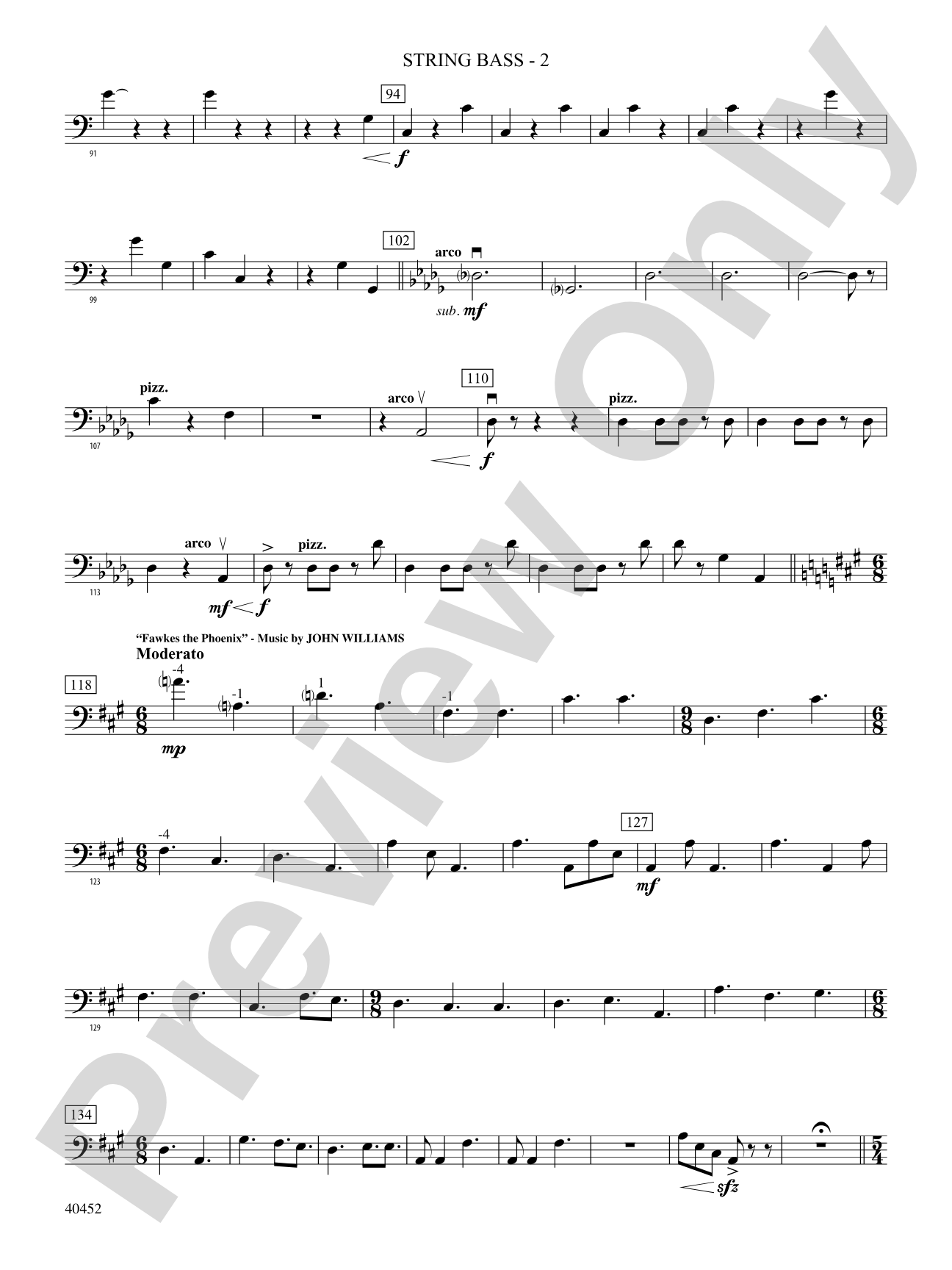 The Complete Harry Potter: String Bass