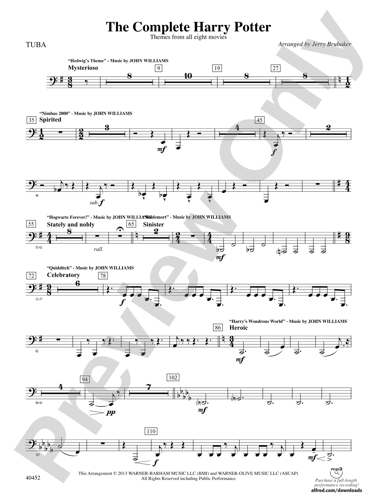 The Complete Harry Potter: Tuba