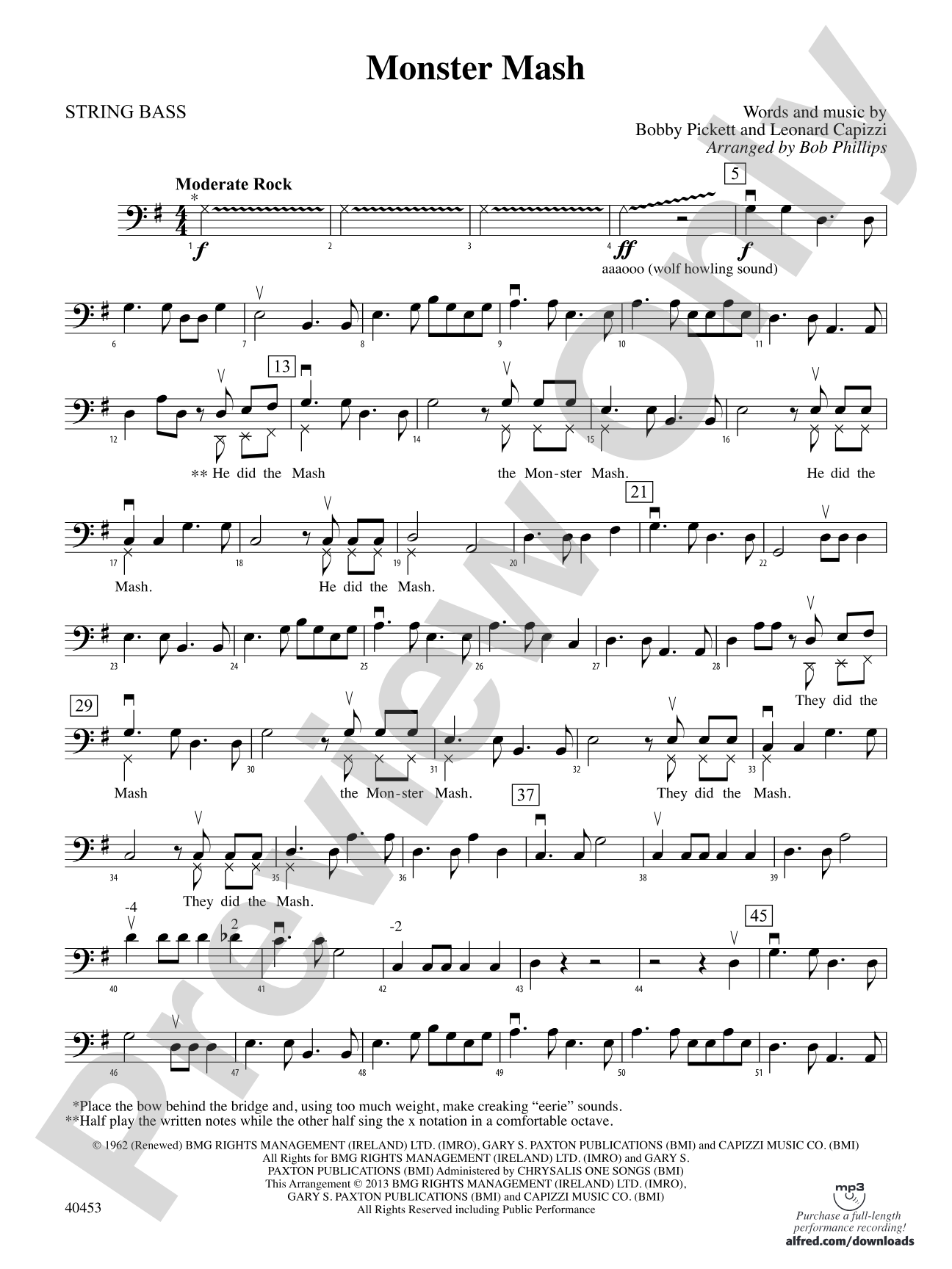 Monster Mash: String Bass
