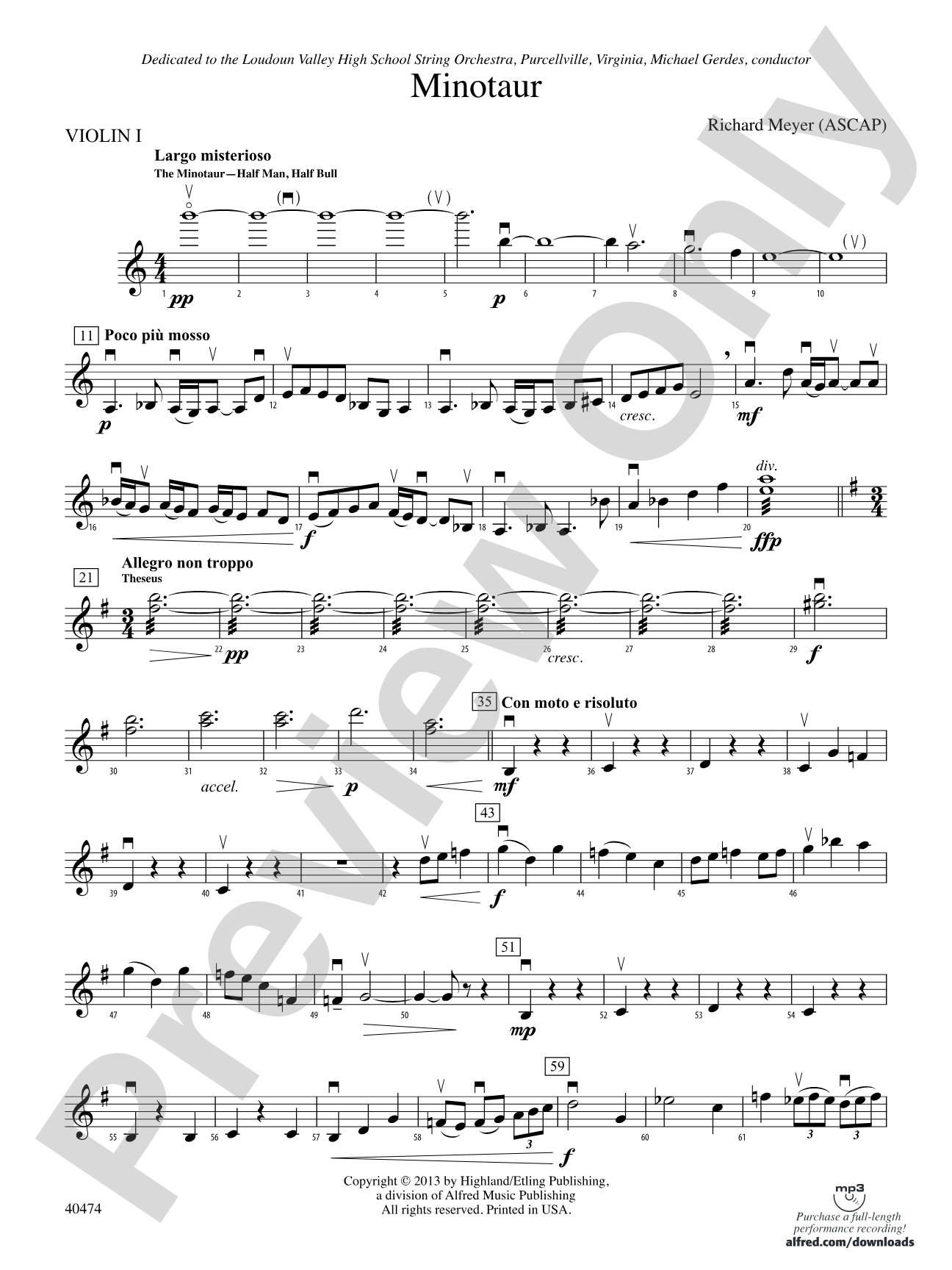 Minotaur: 1st Violin