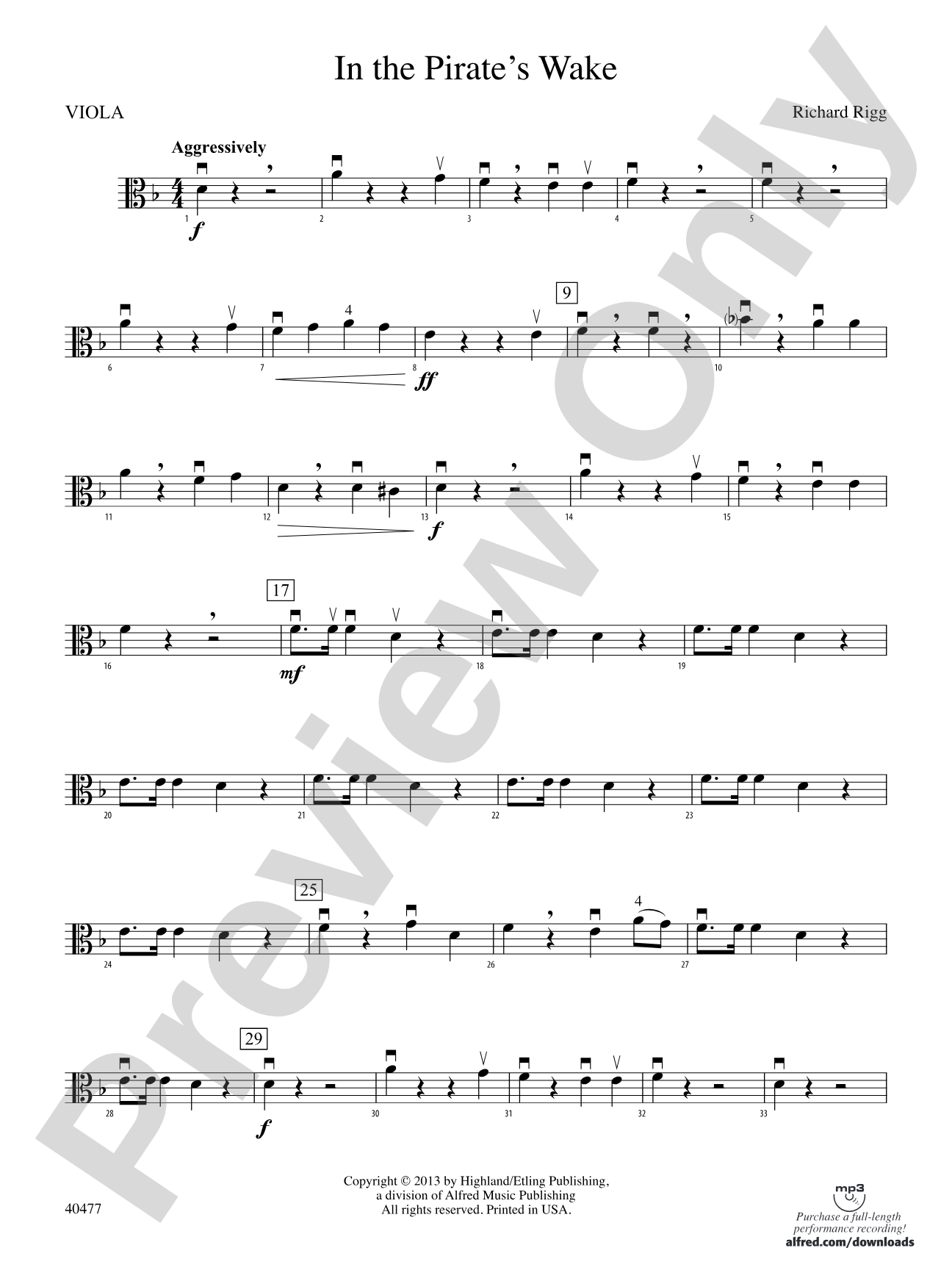 In the Pirate's Wake: Viola
