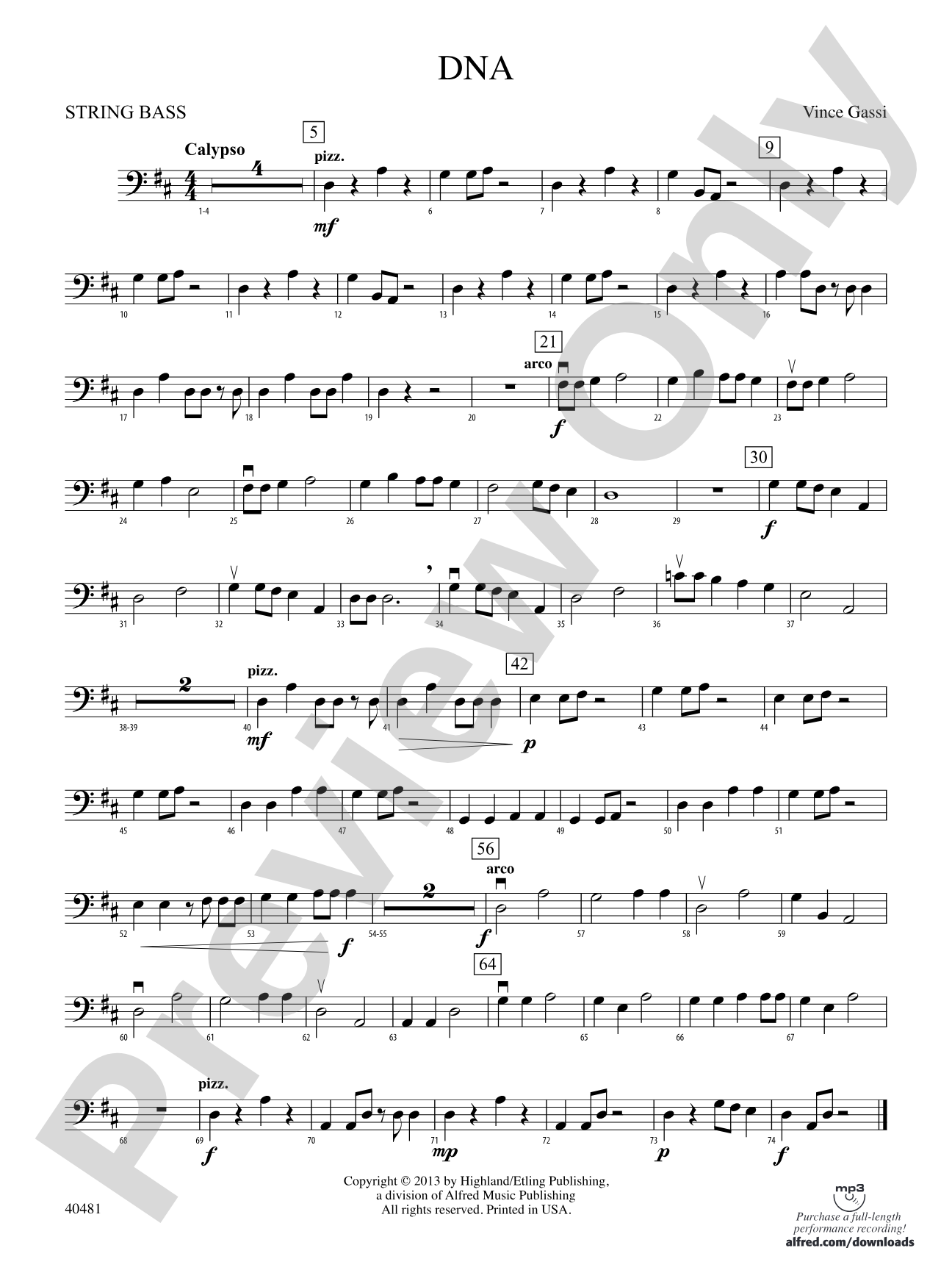 DNA: String Bass
