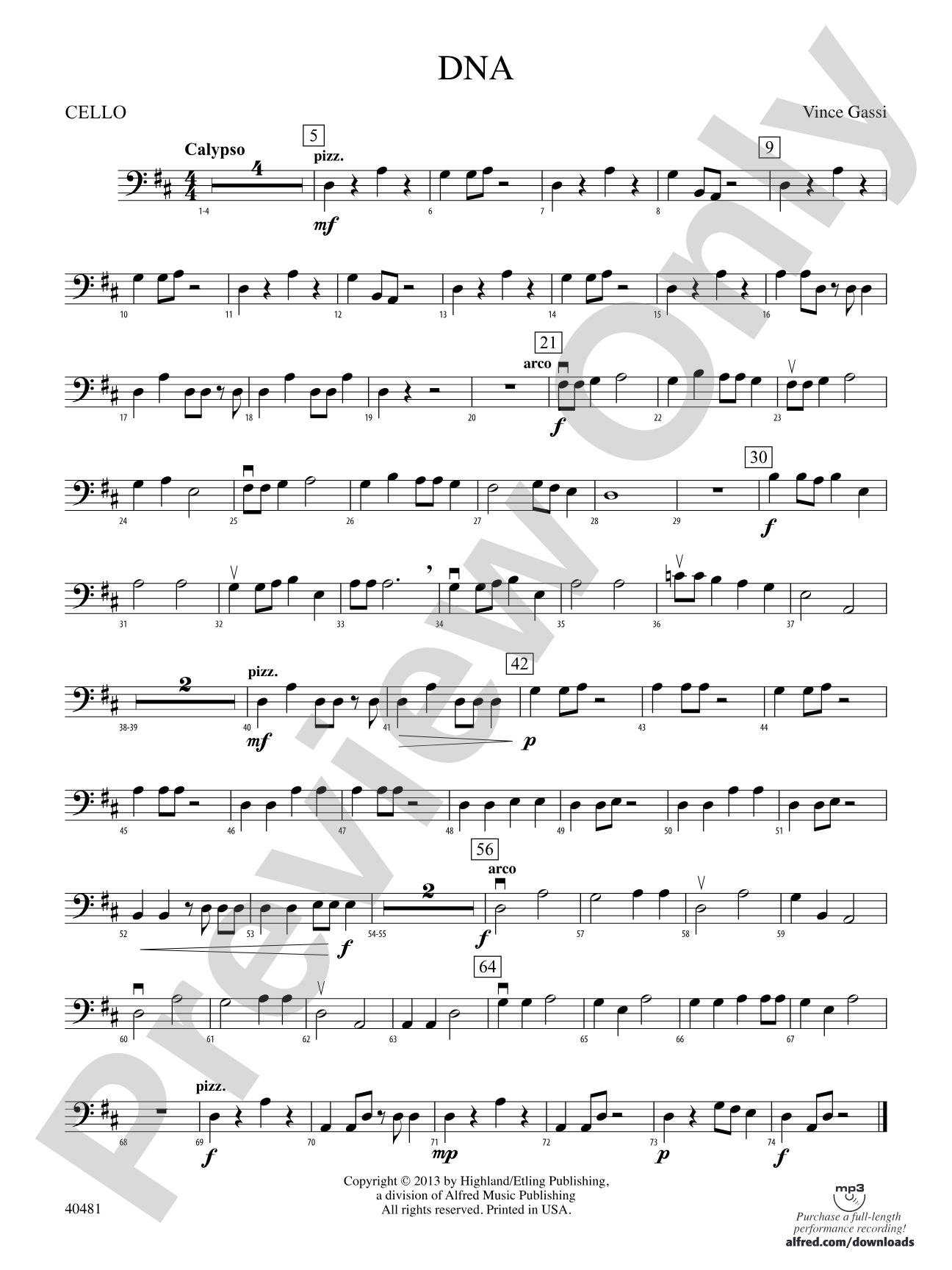 DNA: Cello