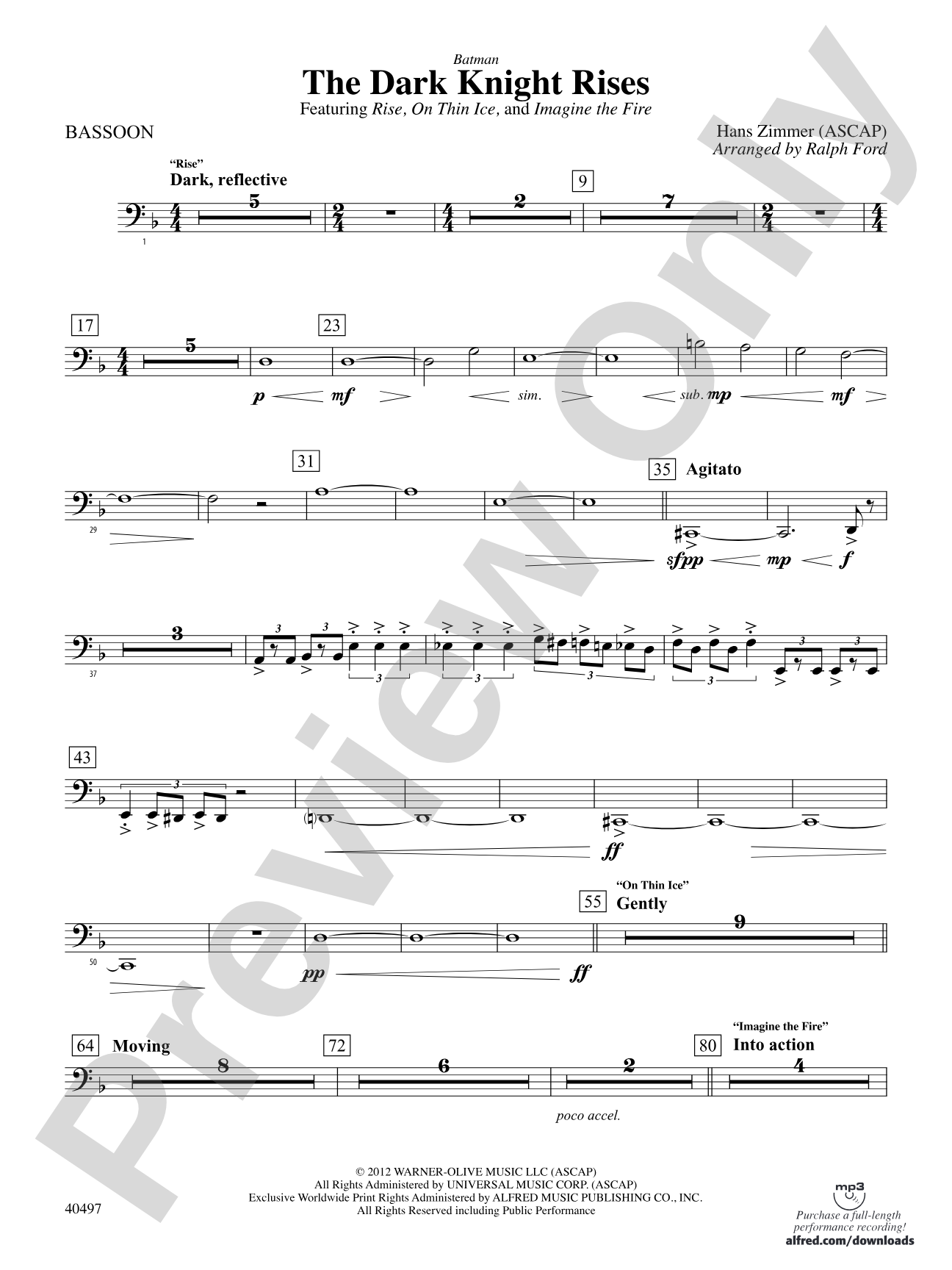 Batman: The Dark Knight Rises: Bassoon