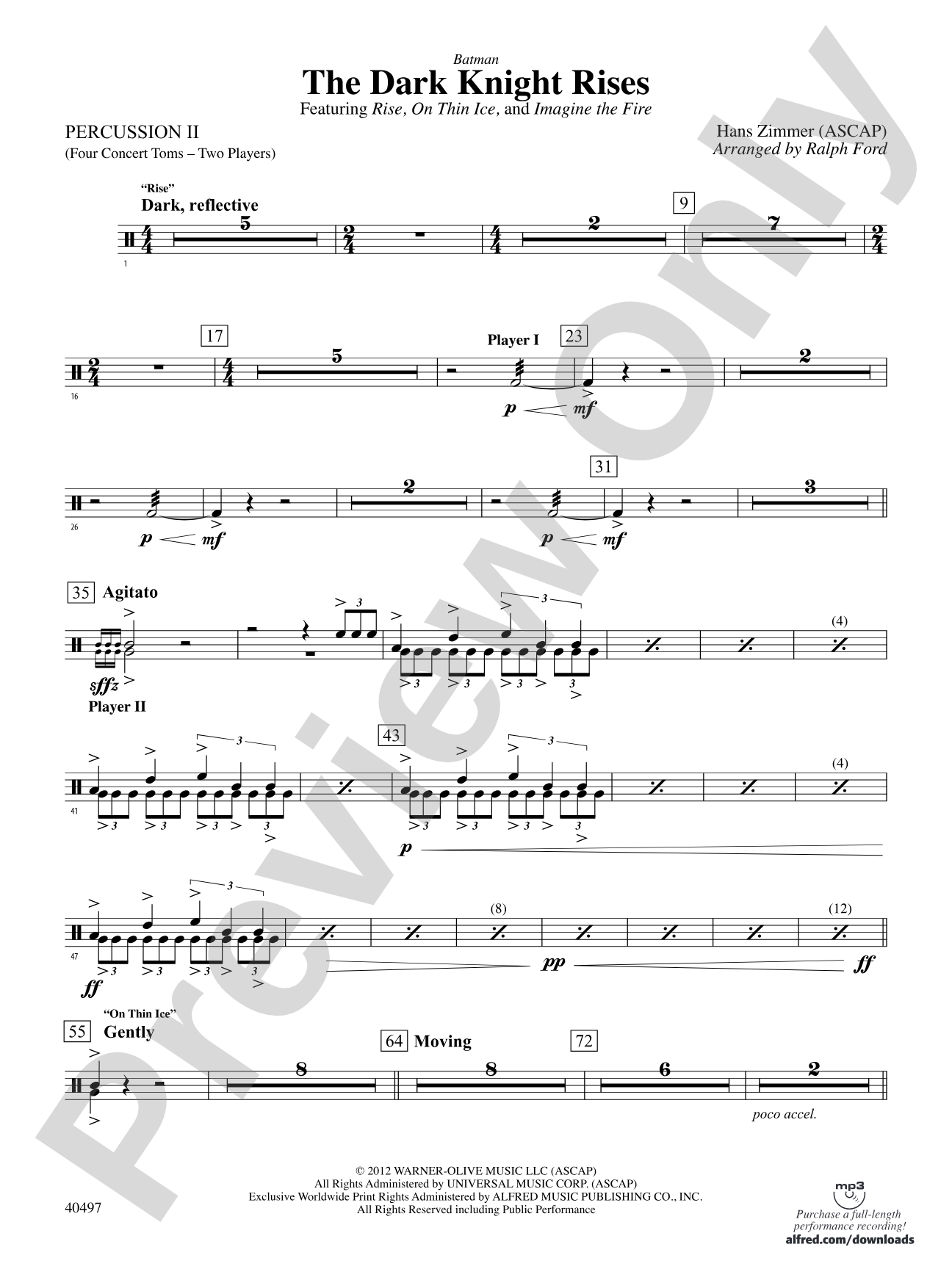 Batman: The Dark Knight Rises: 2nd Percussion