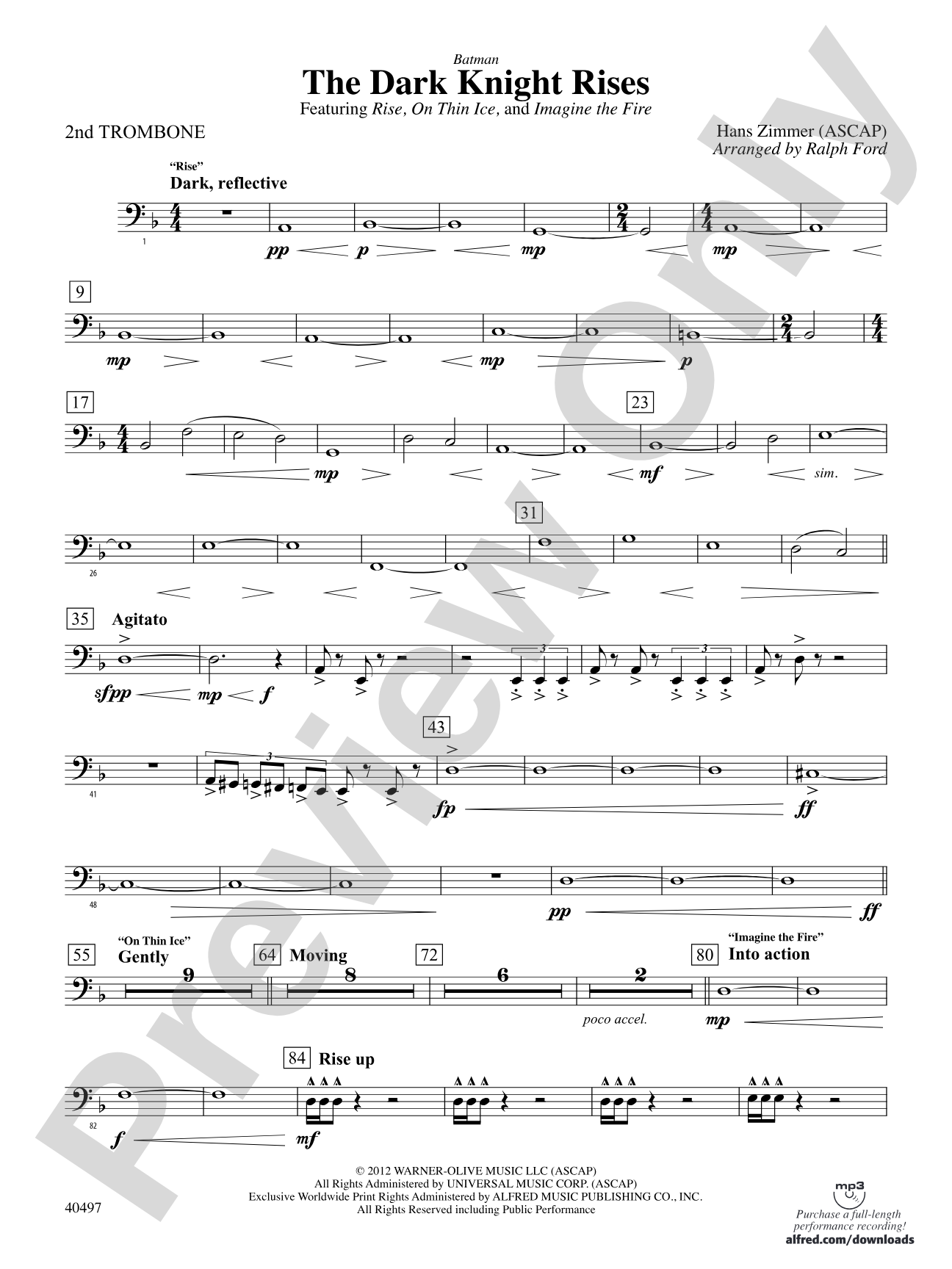 Batman: The Dark Knight Rises: 2nd Trombone