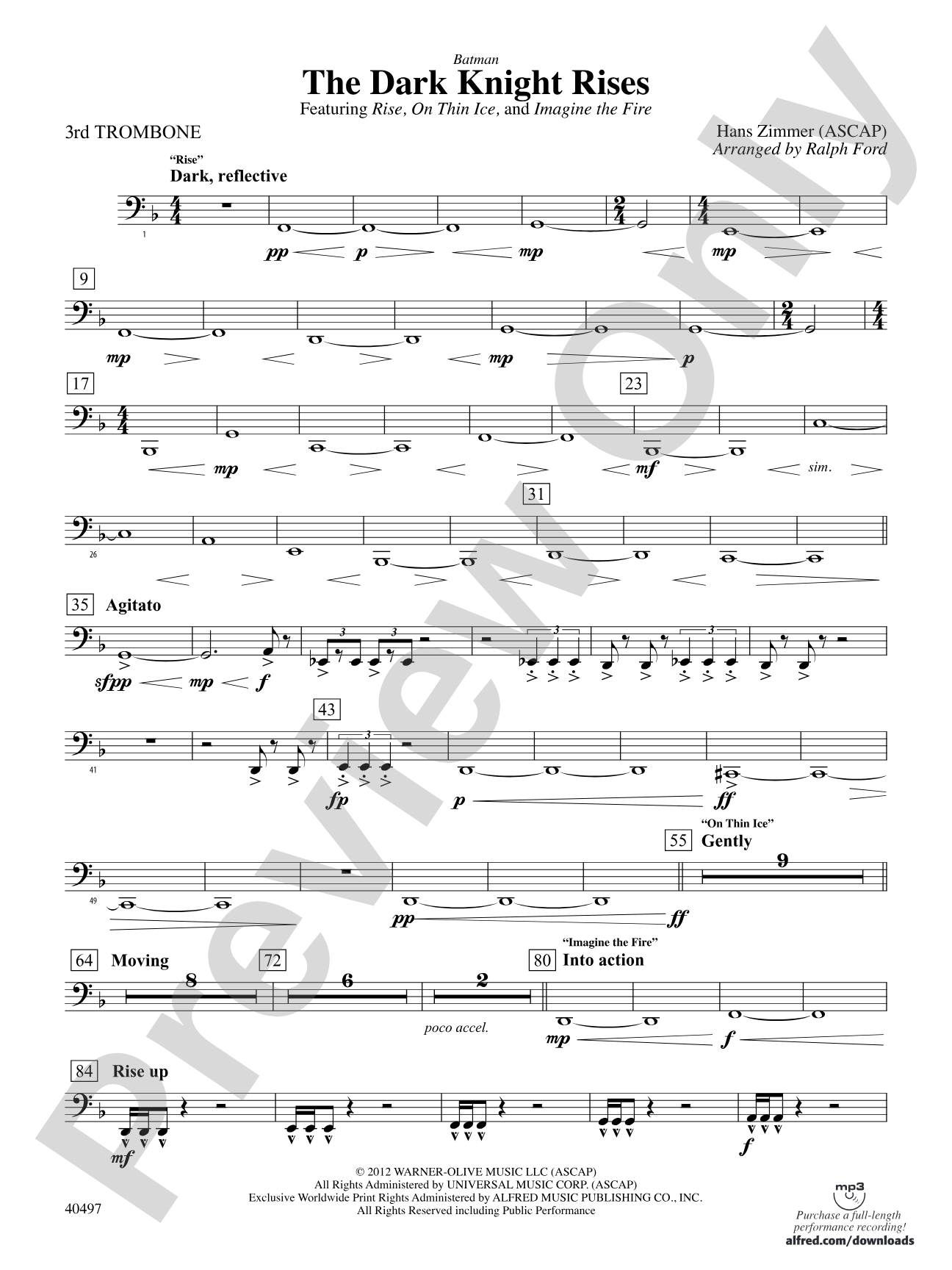 Batman: The Dark Knight Rises: 3rd Trombone