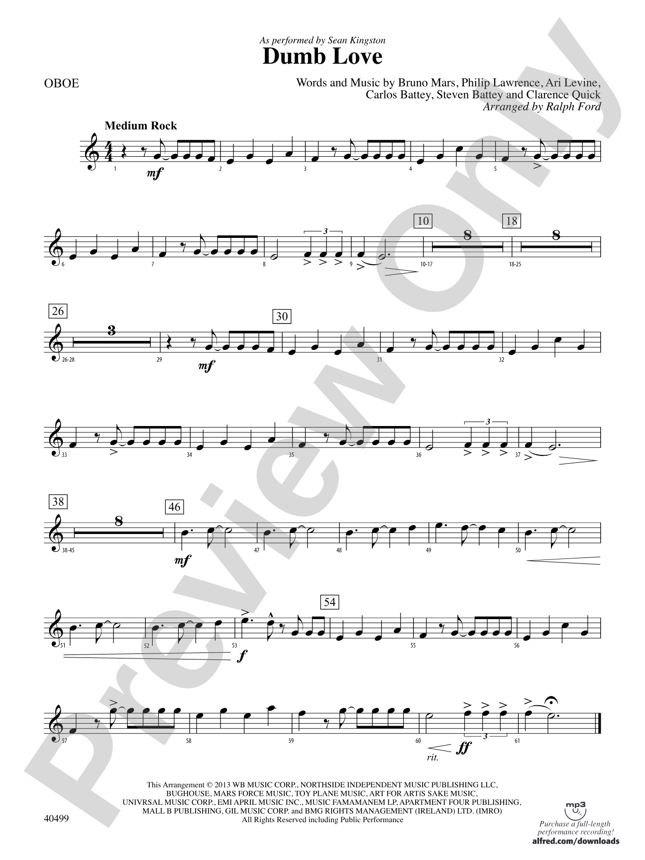 Dumb Love: Oboe