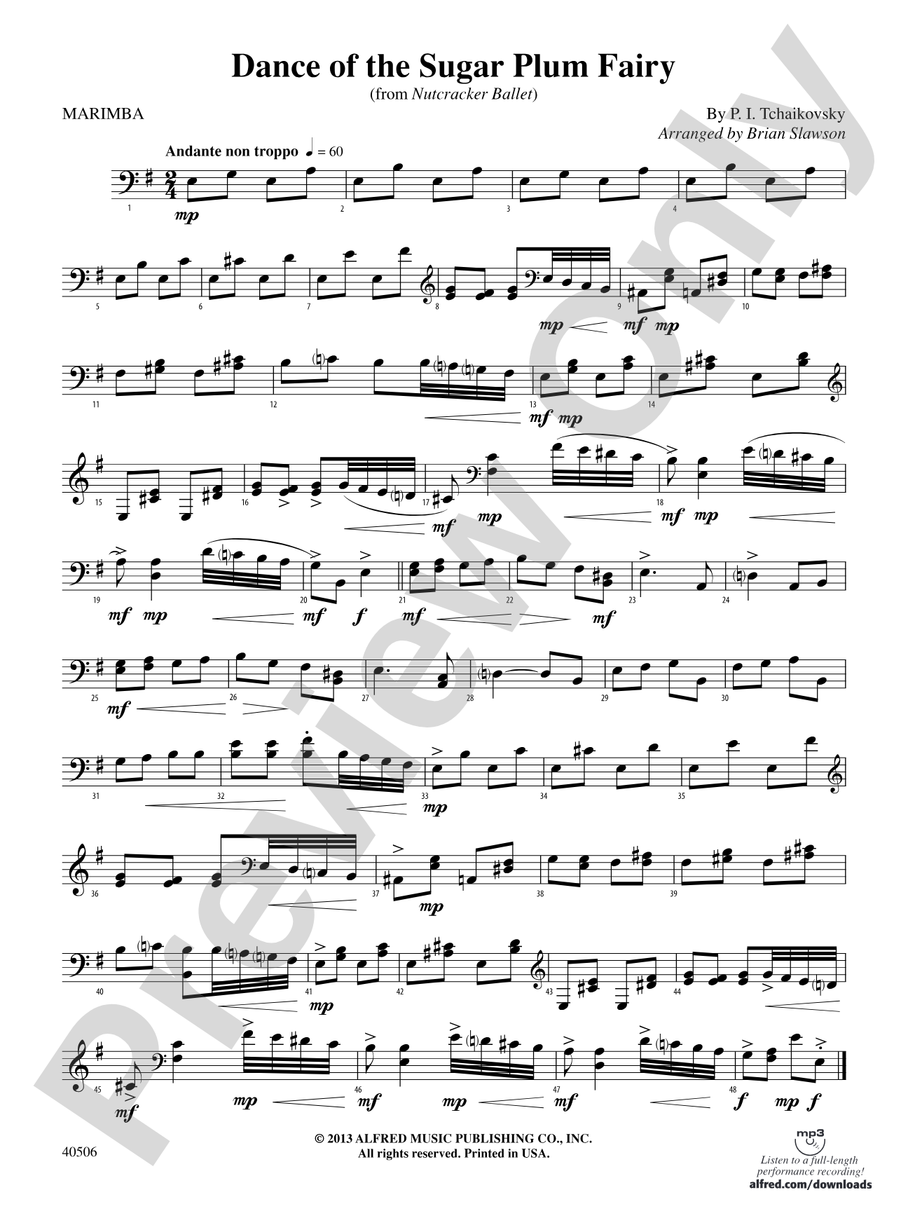 Classic Mallet Trios---Tchaikovsky: Mallets