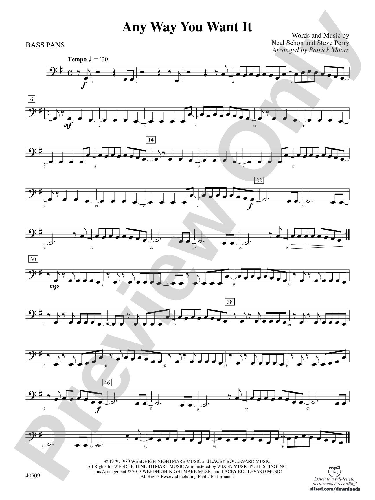 Any Way You Want It: 4th Percussion