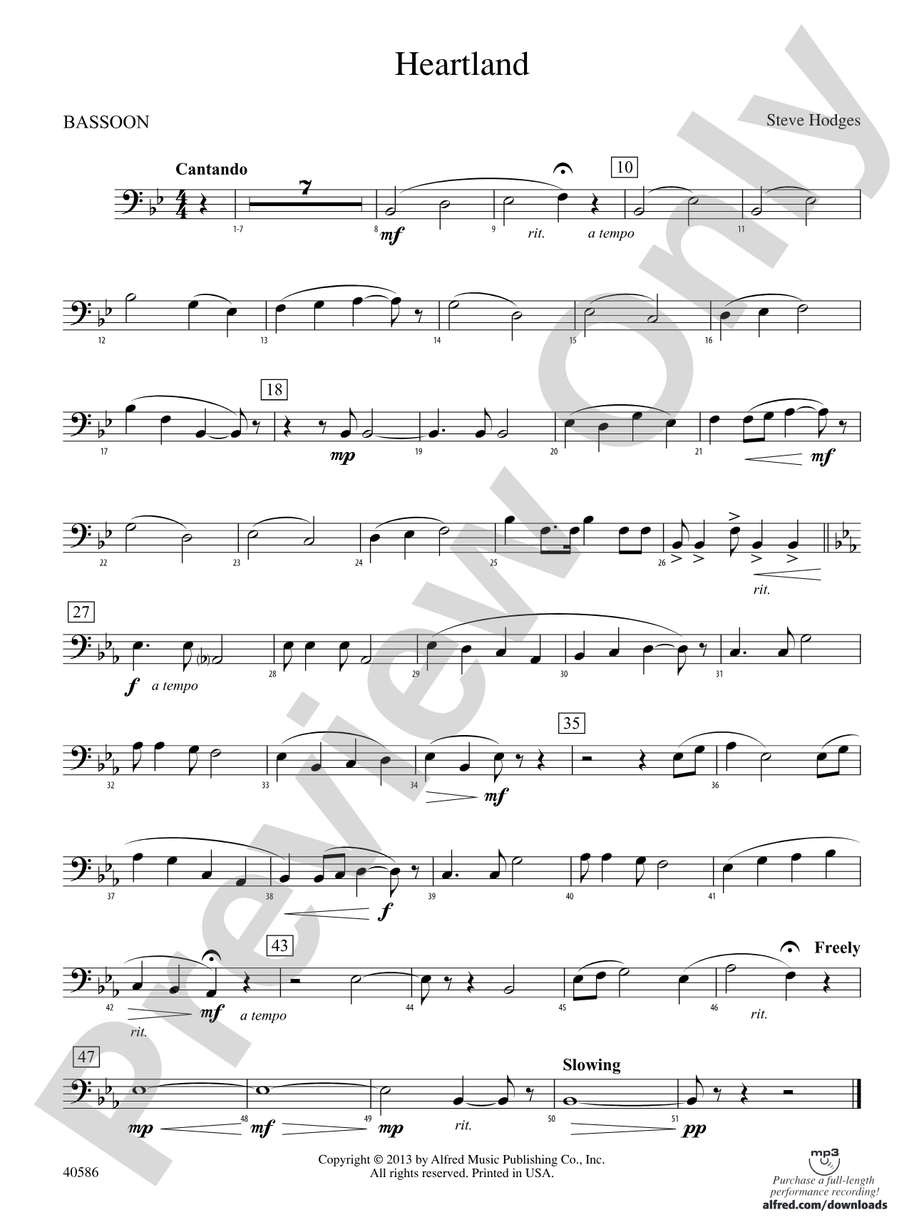 Heartland: Bassoon
