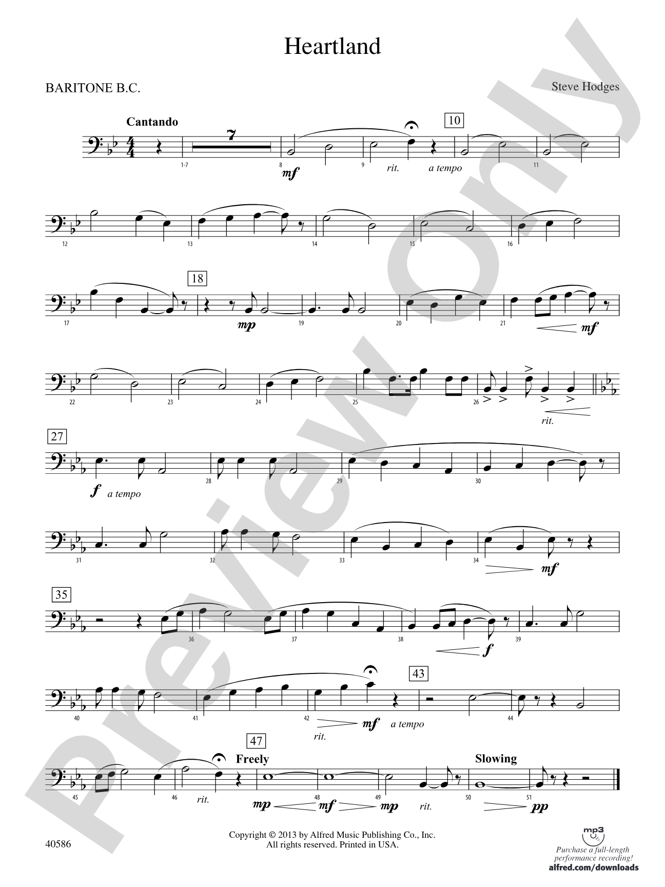 Heartland: Baritone B.C.