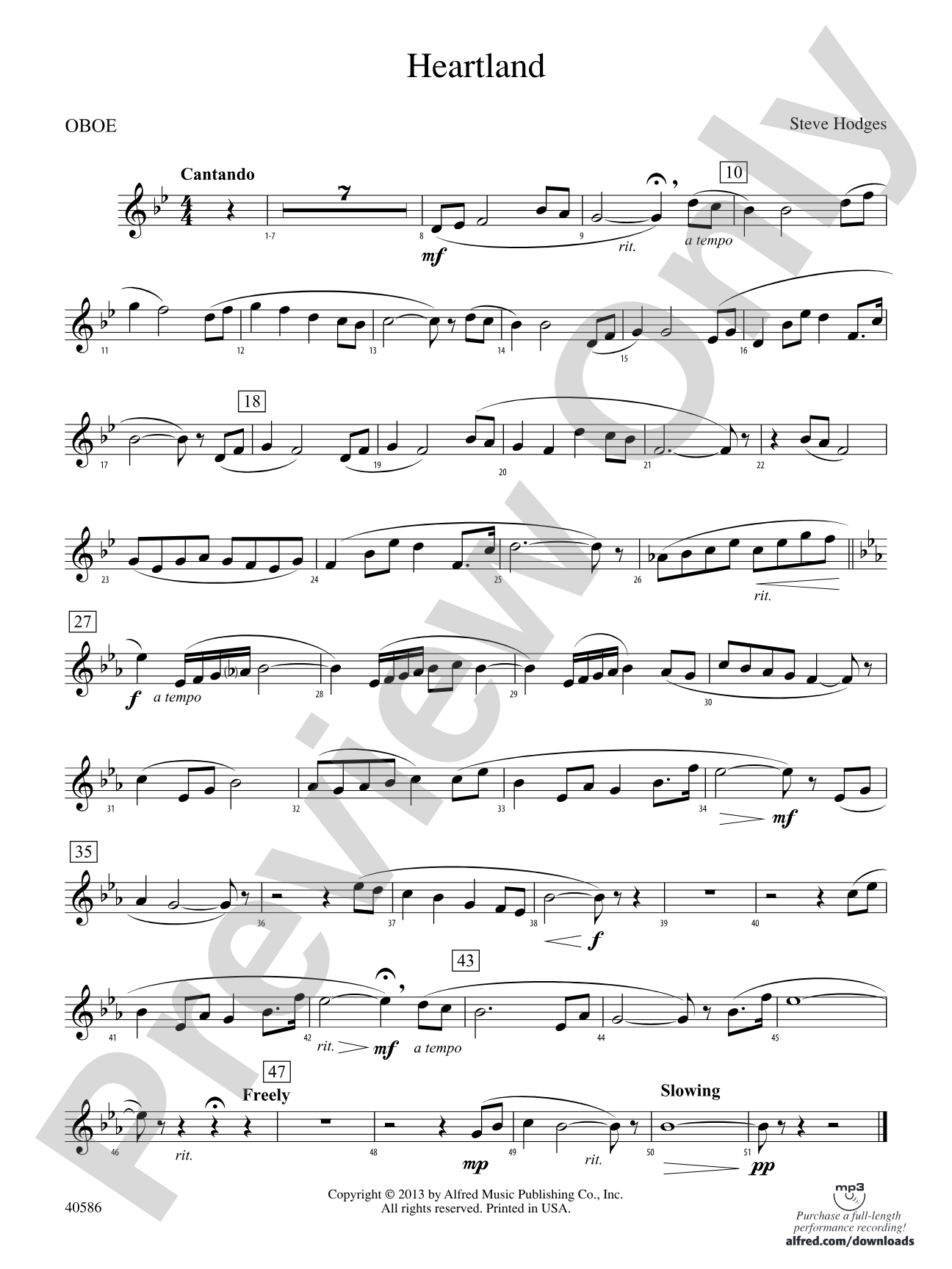 Heartland: Oboe