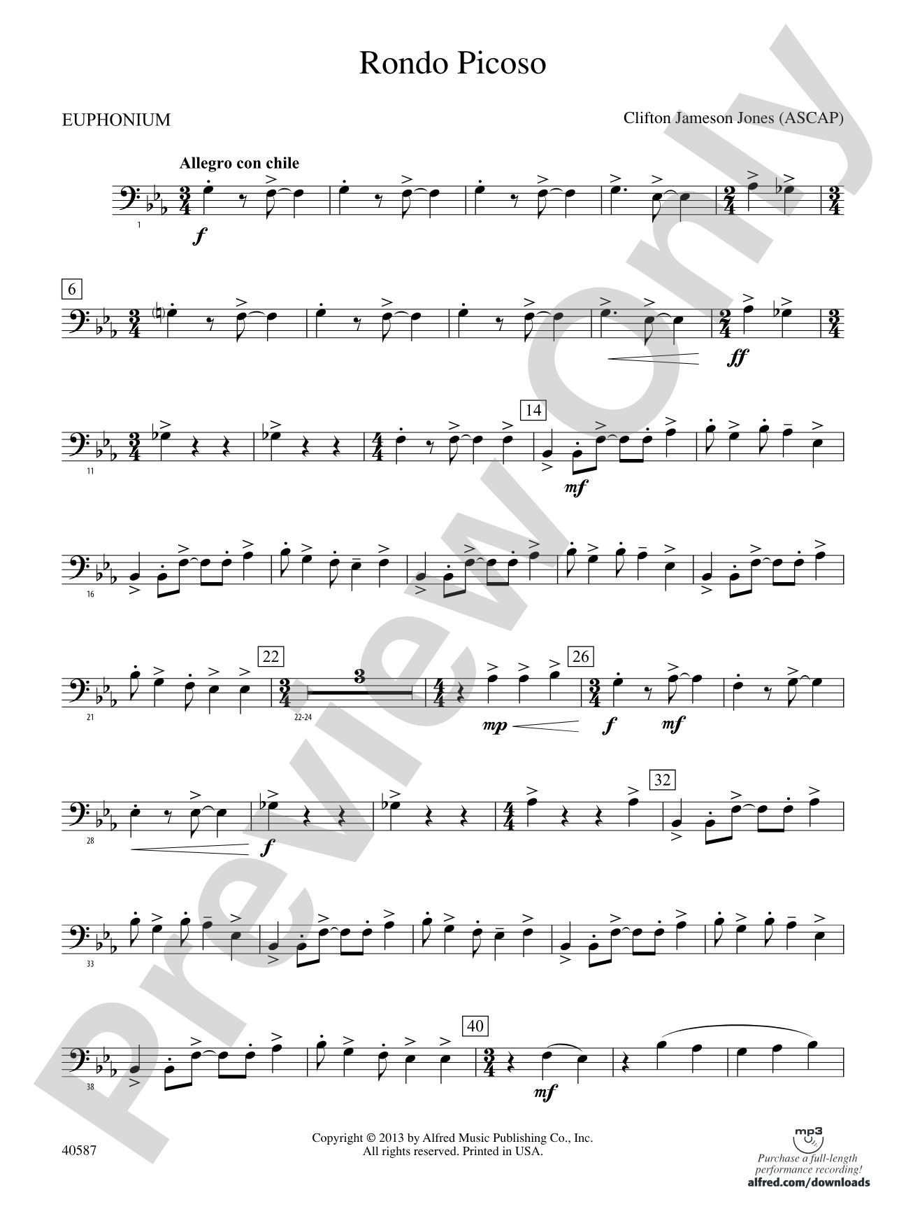 Rondo Picoso: Baritone B.C.