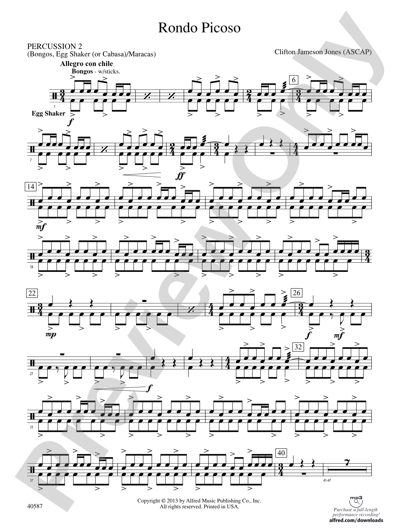 Rondo Picoso: 2nd Percussion