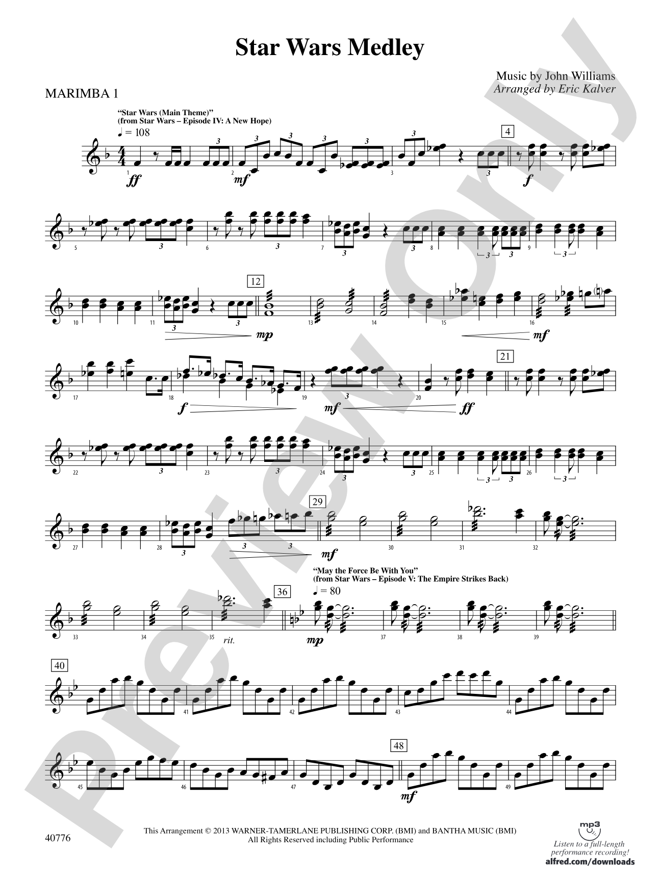 Star Wars Medley: Mallets
