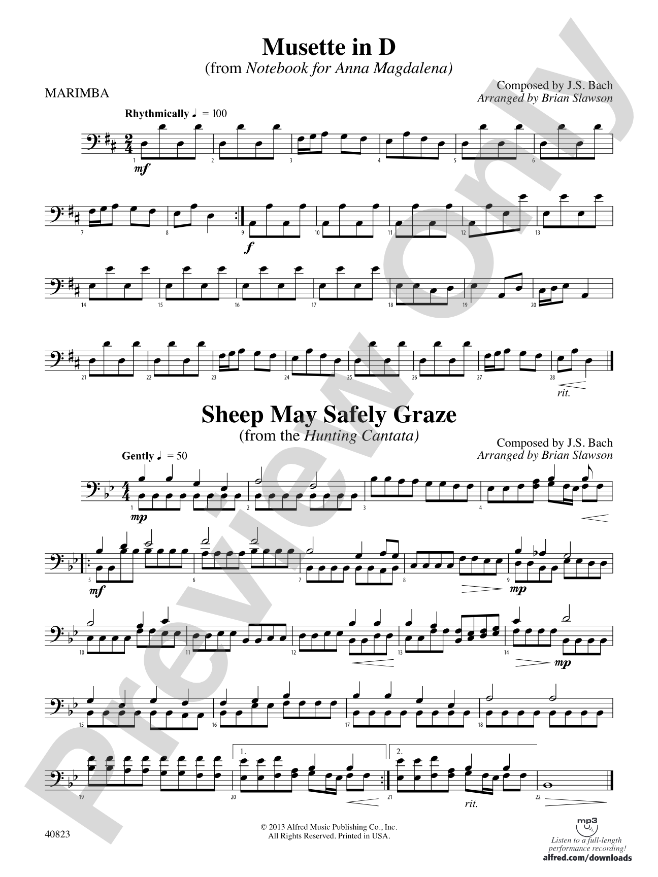 Classic Mallet Trios---Bach: Mallets