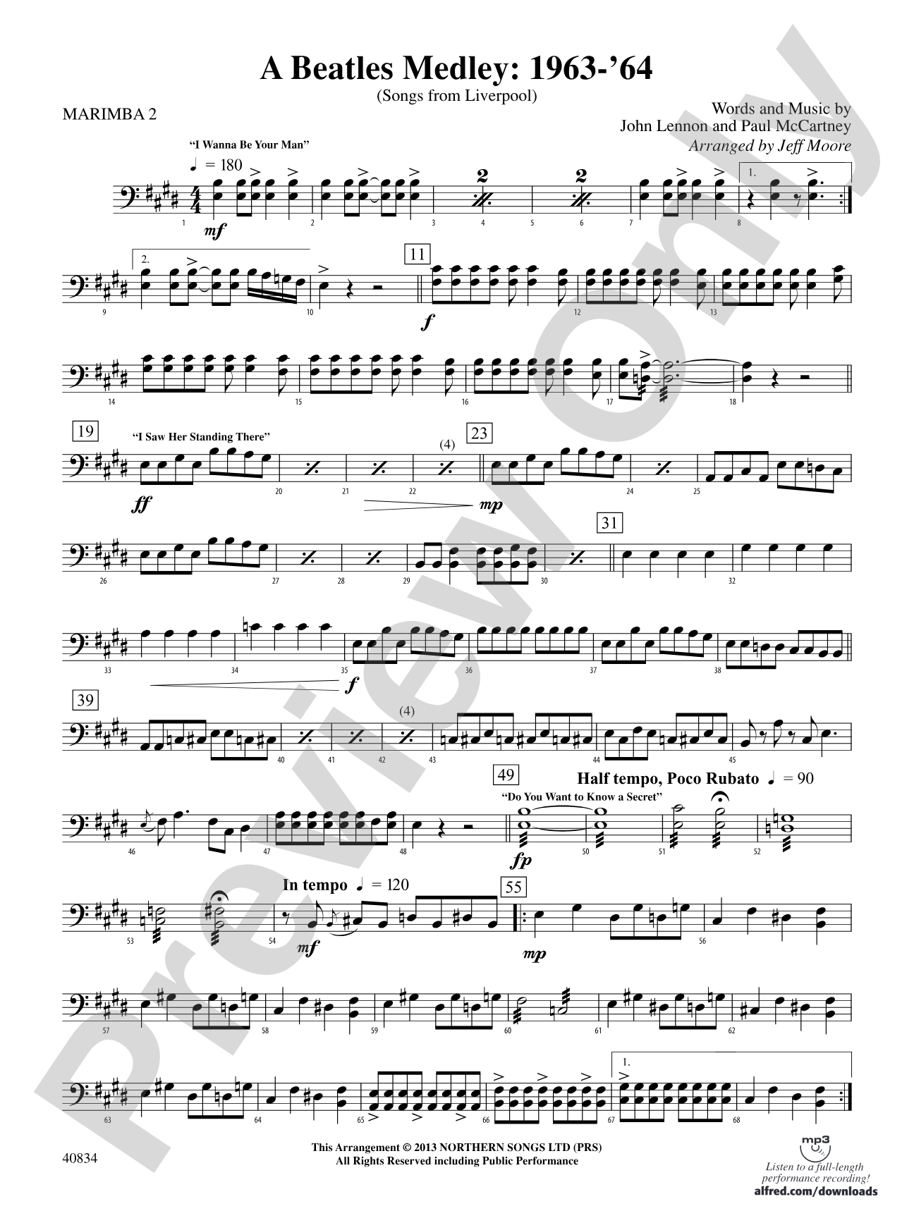 A Beatles Medley: 1963–'64: 2nd Mallet Percussion
