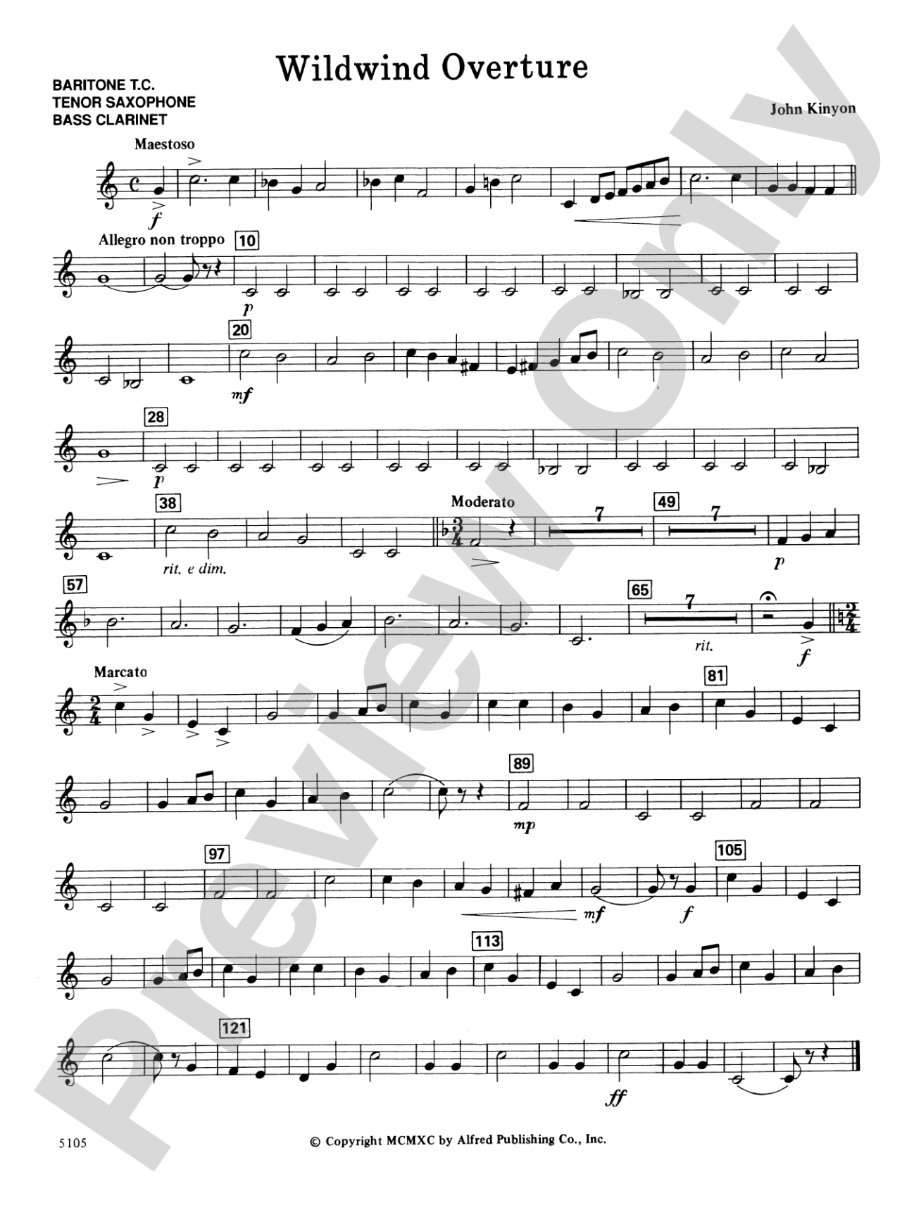 Wildwind Overture: Baritone T.C.