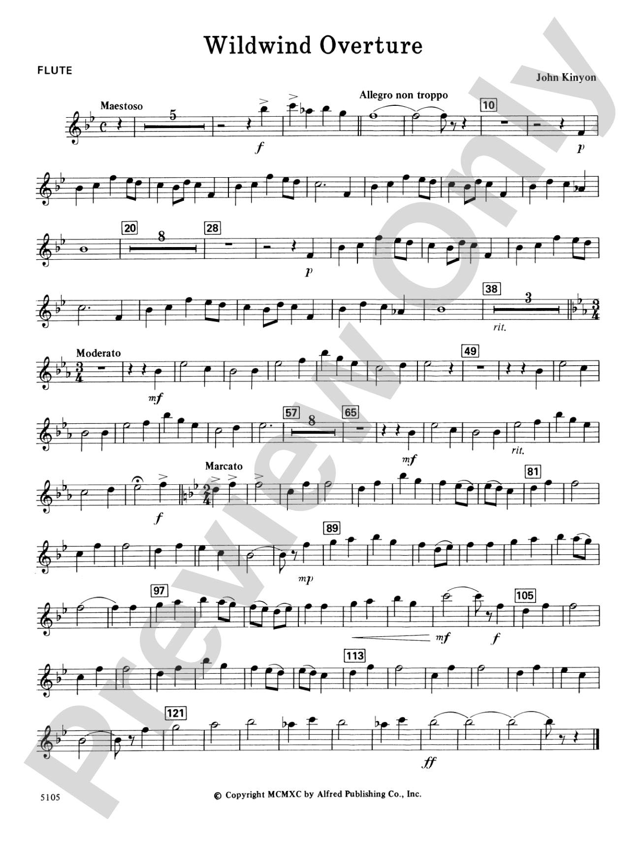 Wildwind Overture: Flute