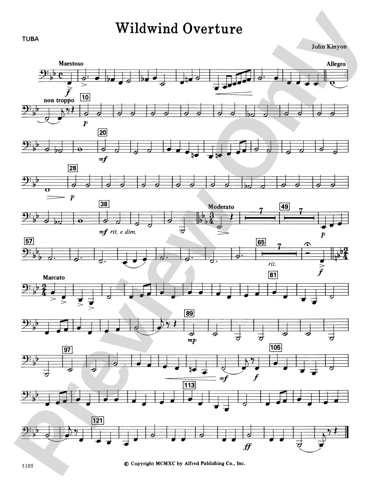 Wildwind Overture: Tuba