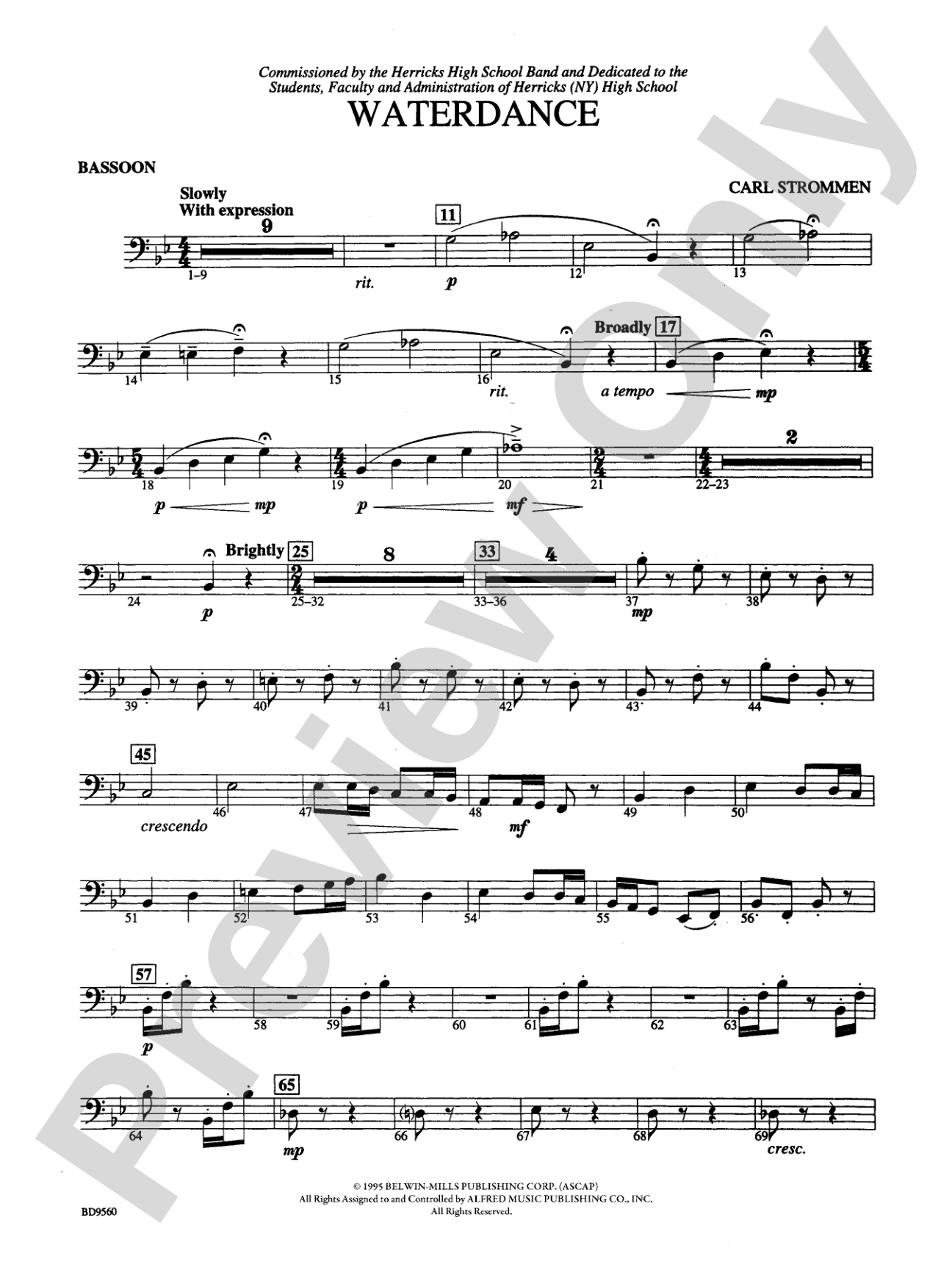 Waterdance: Bassoon