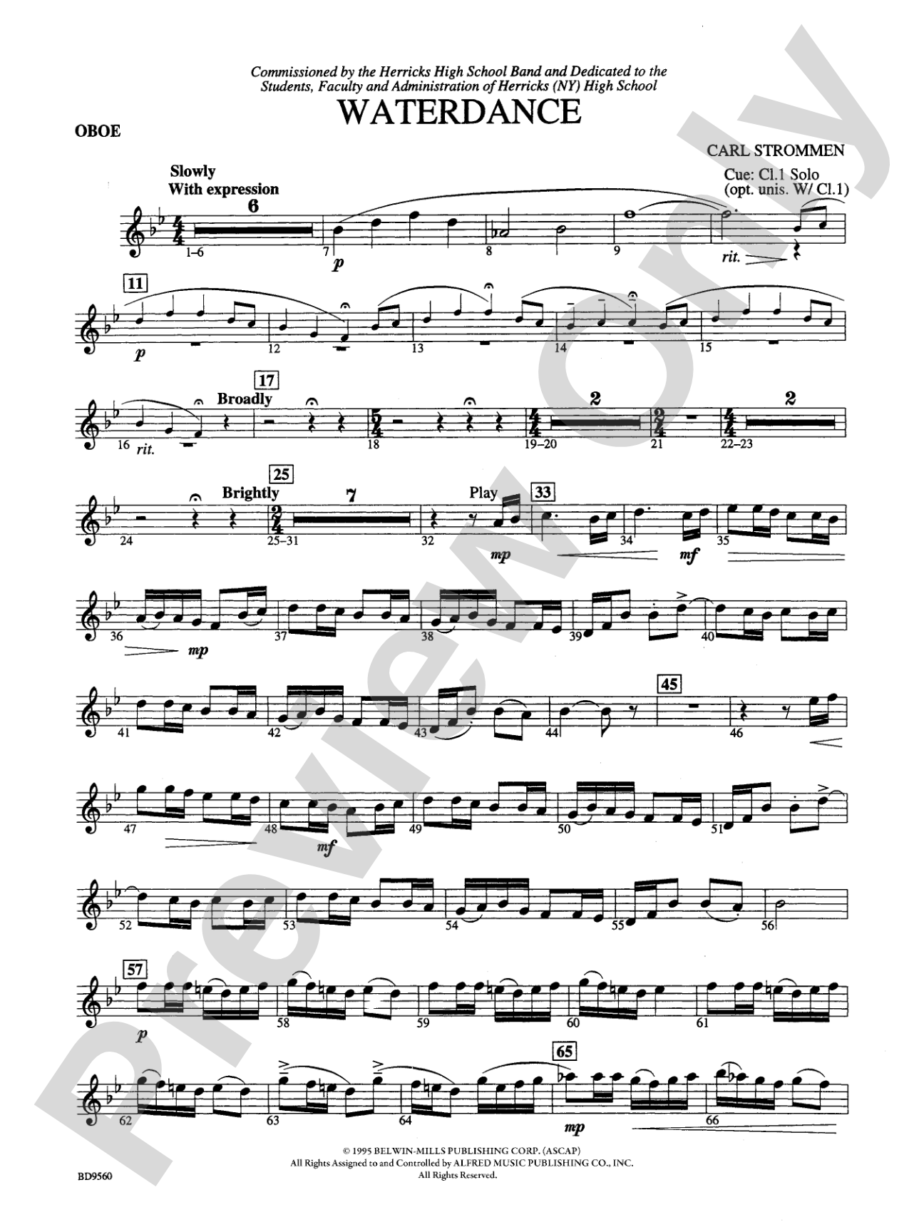 Waterdance: Oboe