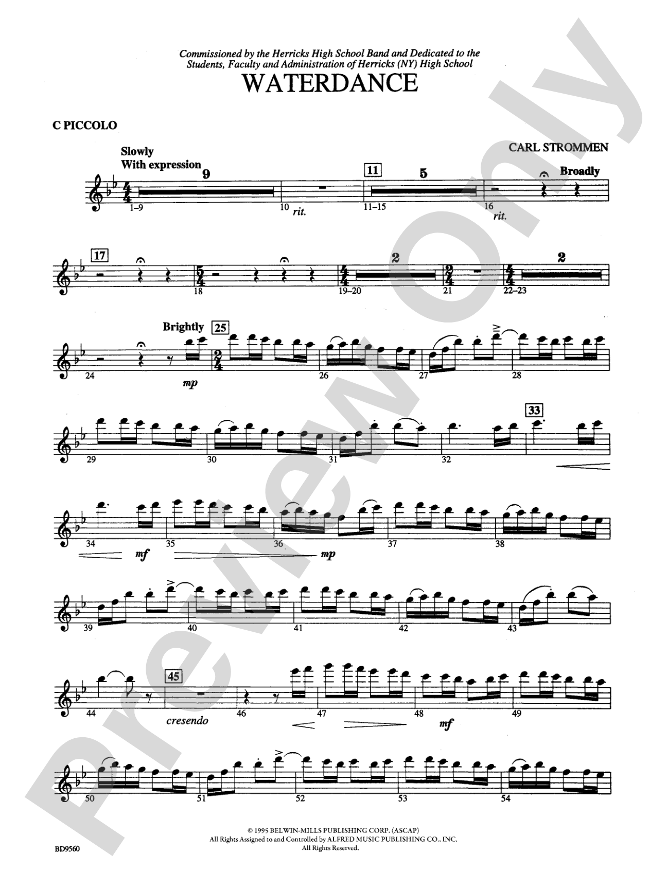 Waterdance: Piccolo