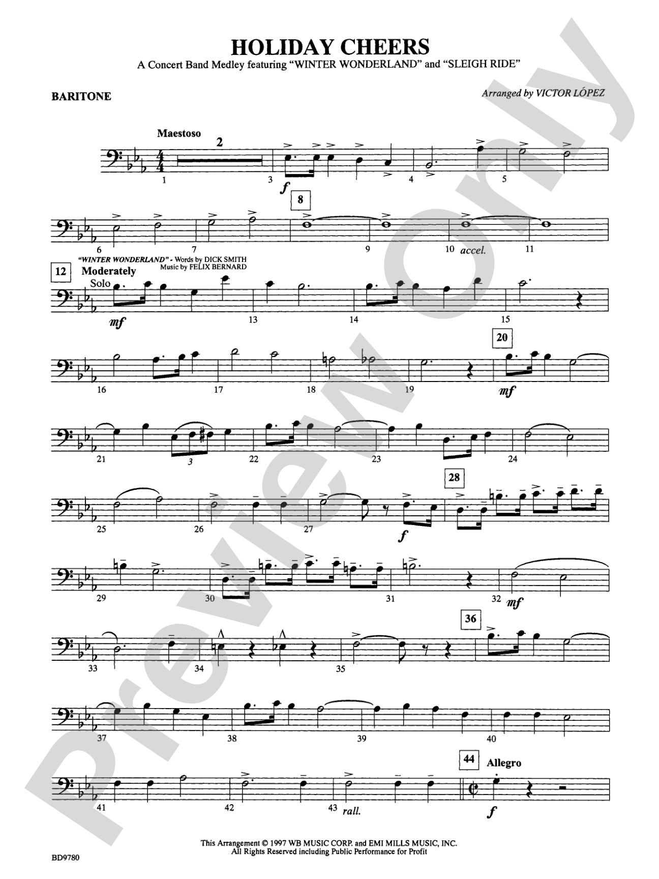 Holiday Cheers: Baritone B.C.